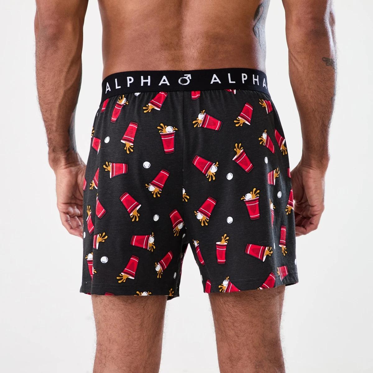 3 Printed Jersey Boxers BEER PONG, 3 of 5