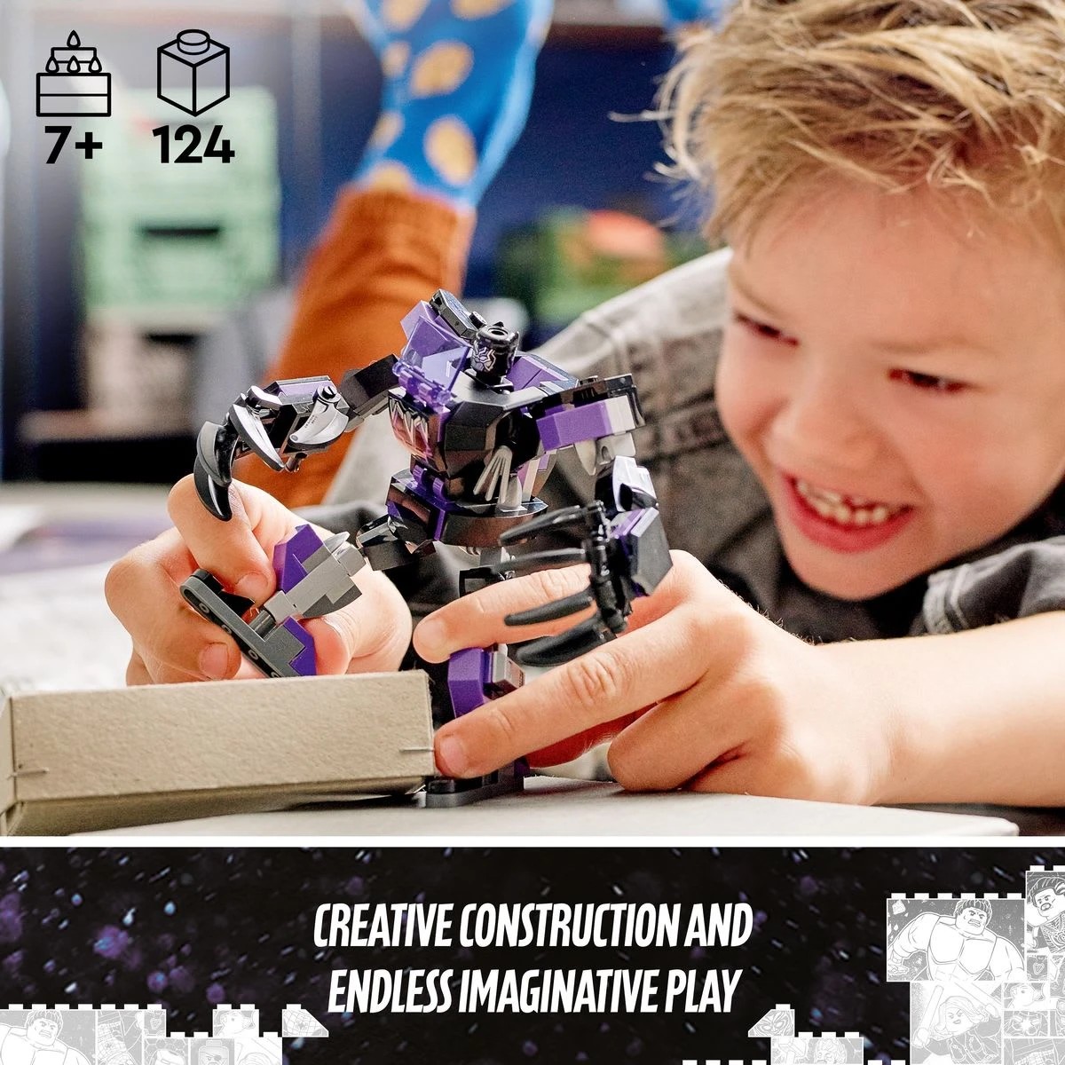 5 LEGO Marvel Super Heroes Black Panther Mech Armour 76204, 5 of 9