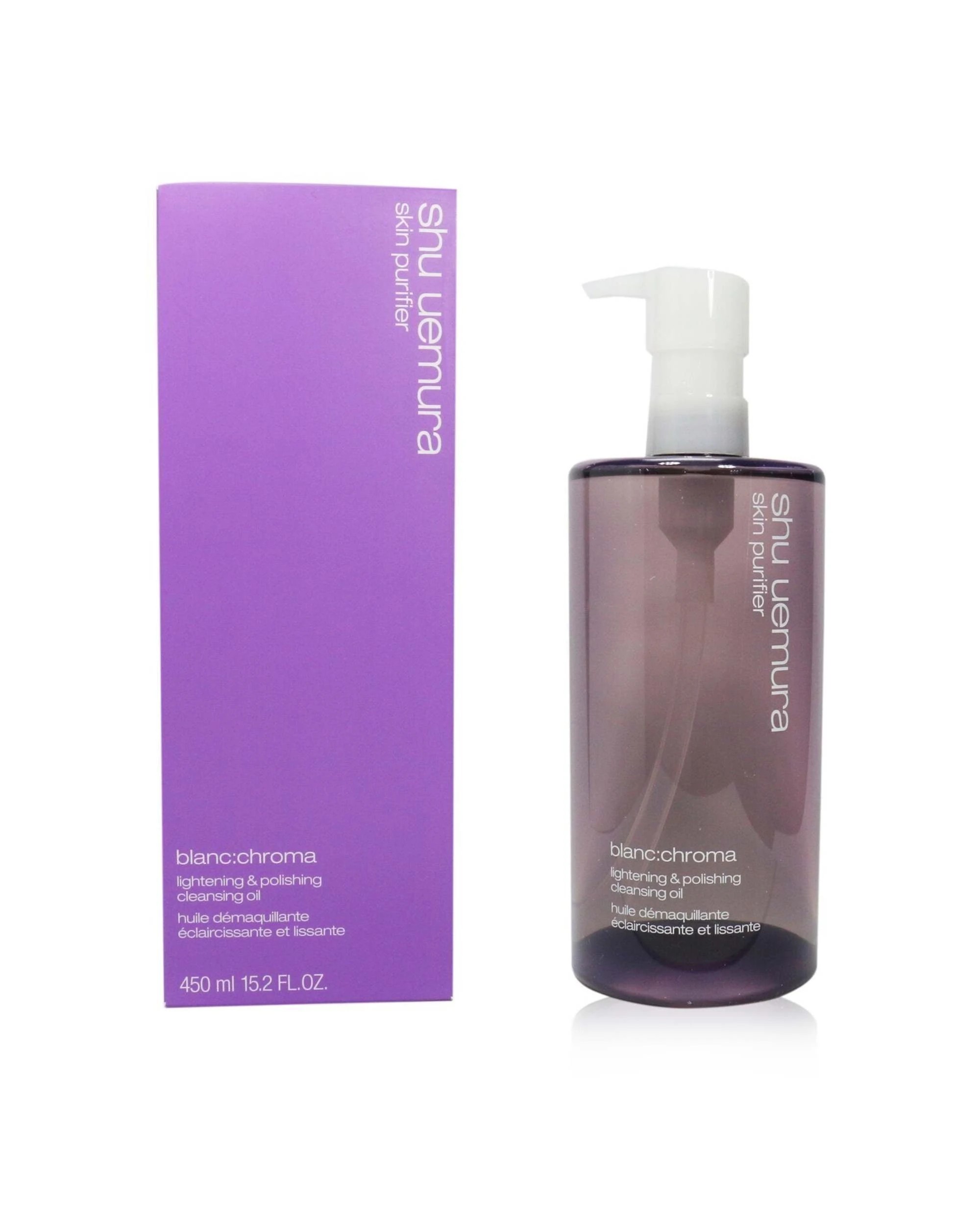 2 Shu Uemura Blanc:Chroma Lightening & Polishing Cleansing Oil  450ml/15.2oz, 2 of 4