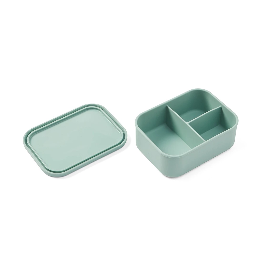 3 Sage Silicone Bento Lunch Box, 3 of 8
