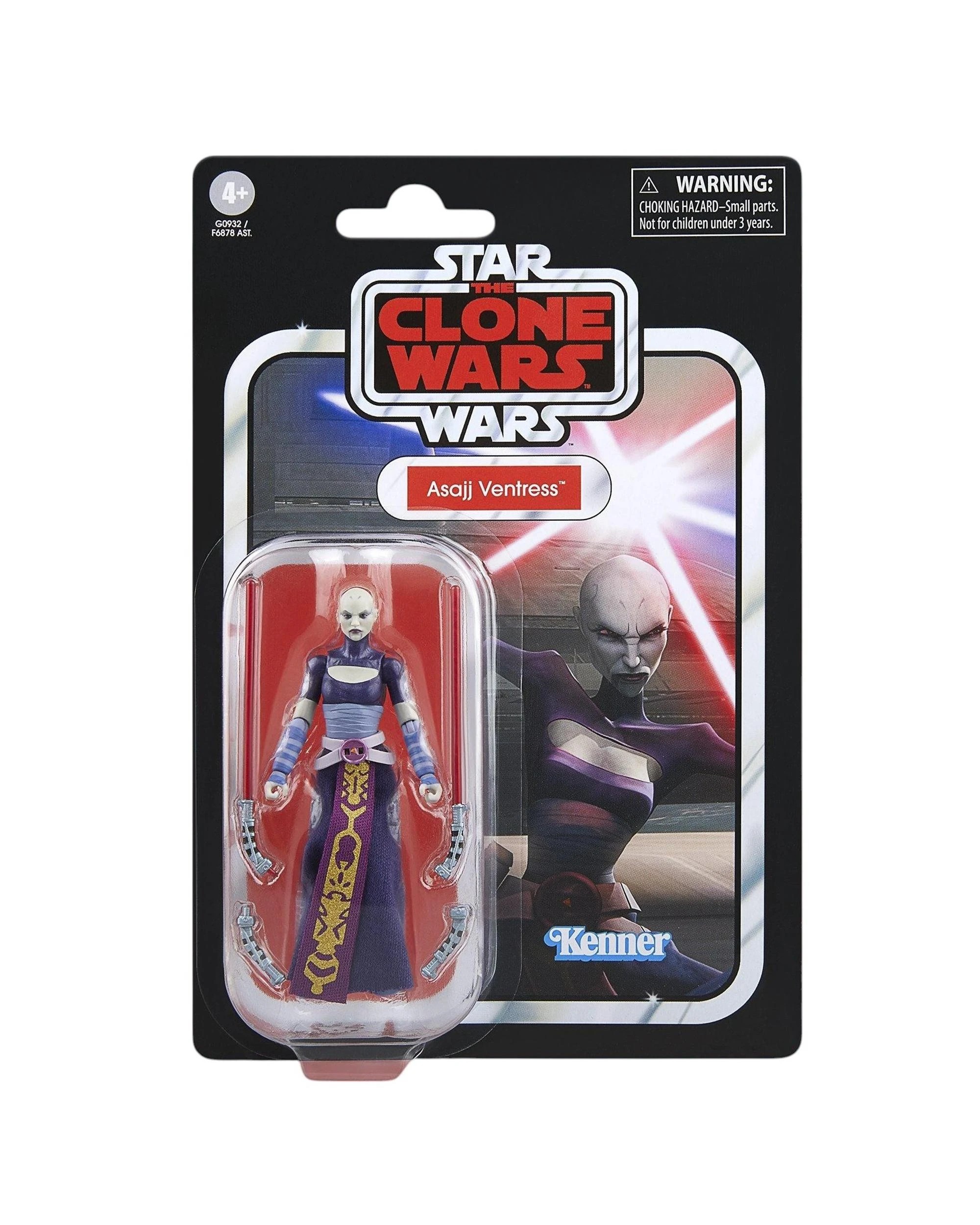 1 Hasbro Star Wars The Vintage Collection: The Clone Wars Asajj Ventress Action Figure, 1 of 10
