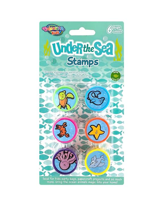 Durmaz Under the Sea Animal Stamps Pack of 6     
.