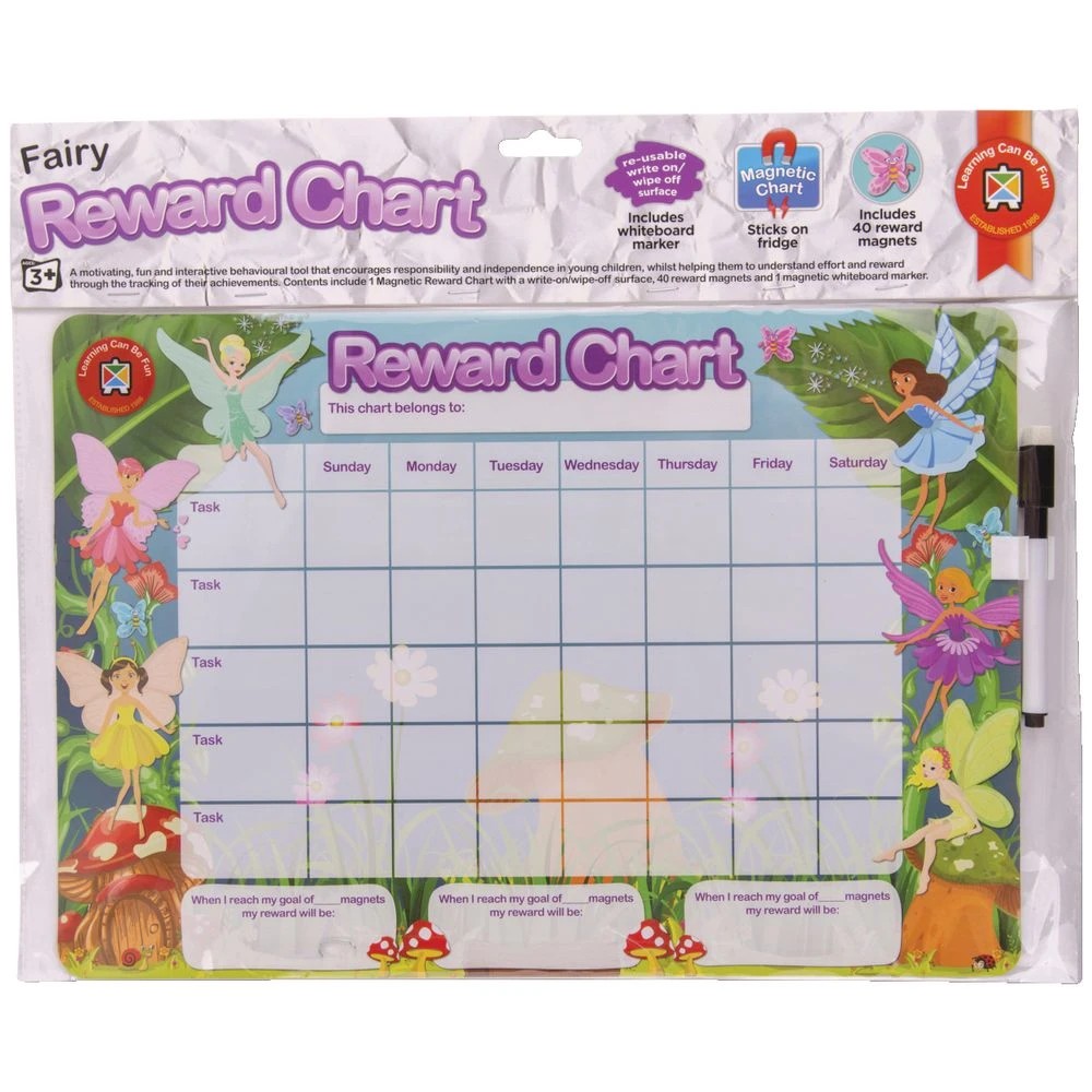 3 Learning Can Be Fun Reward Chart Fairy, 3 of 3