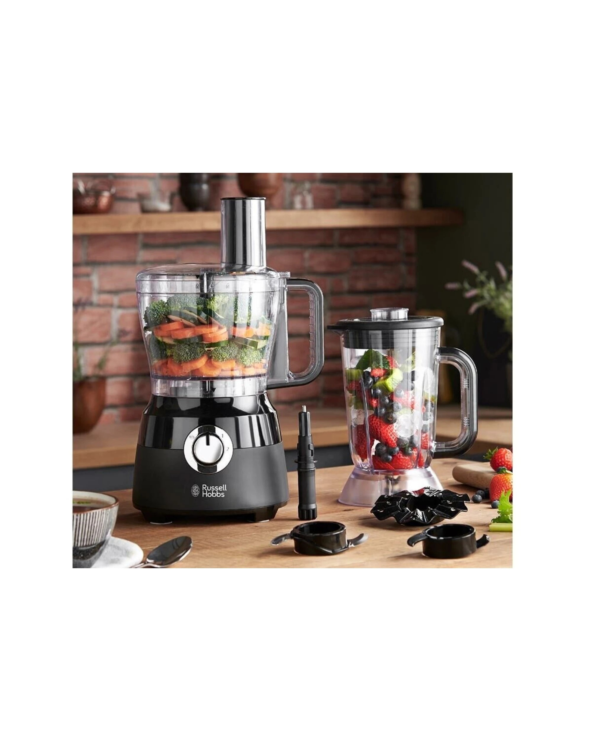 3 Russell Hobbs 2.5 Litre Desire Food Processor - Matte Black, 3 of 3