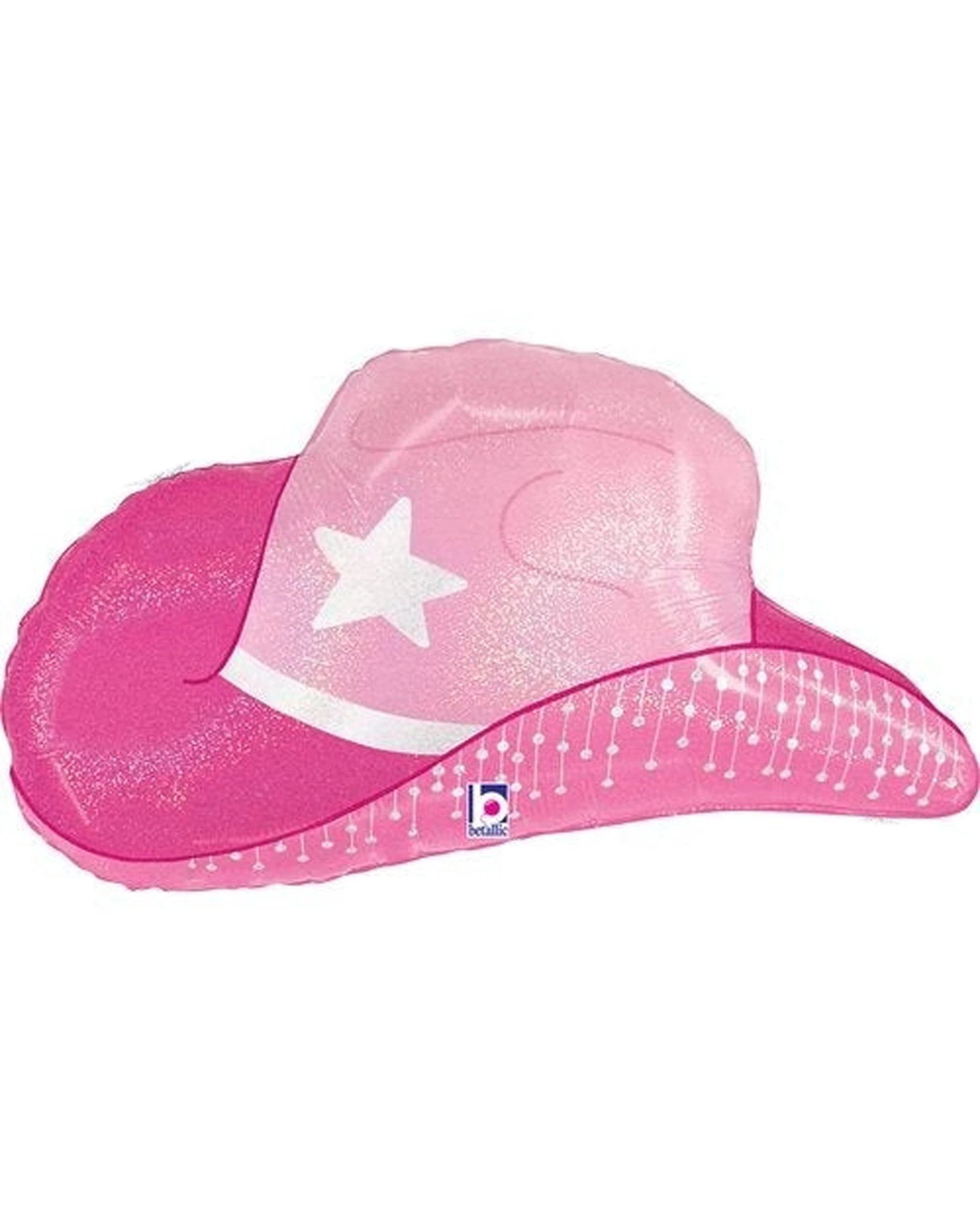 1 Alpen Foil Balloon Cowgirl Hat Party Decor 26in - Pink, 1 of 1