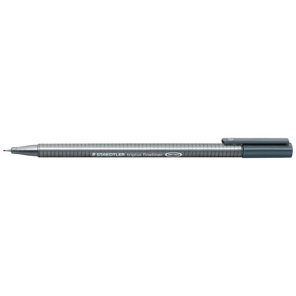 1 Staedtler Triplus 0.3mm Fineliner Grey, 1 of 6