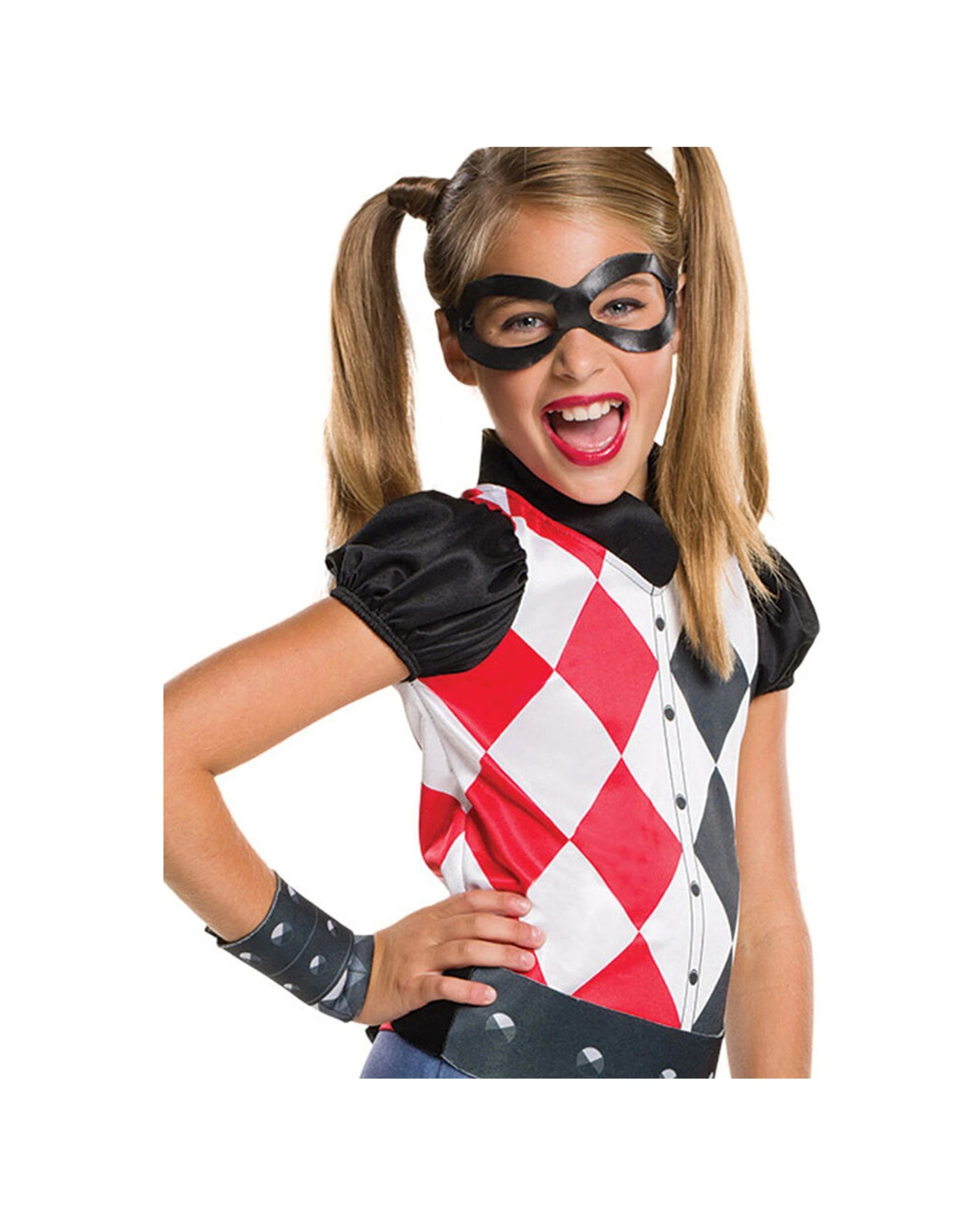2 Dc Comics Harley Quinn Dcshg Kids Classic Dress Costume - Multi, 2 of 3