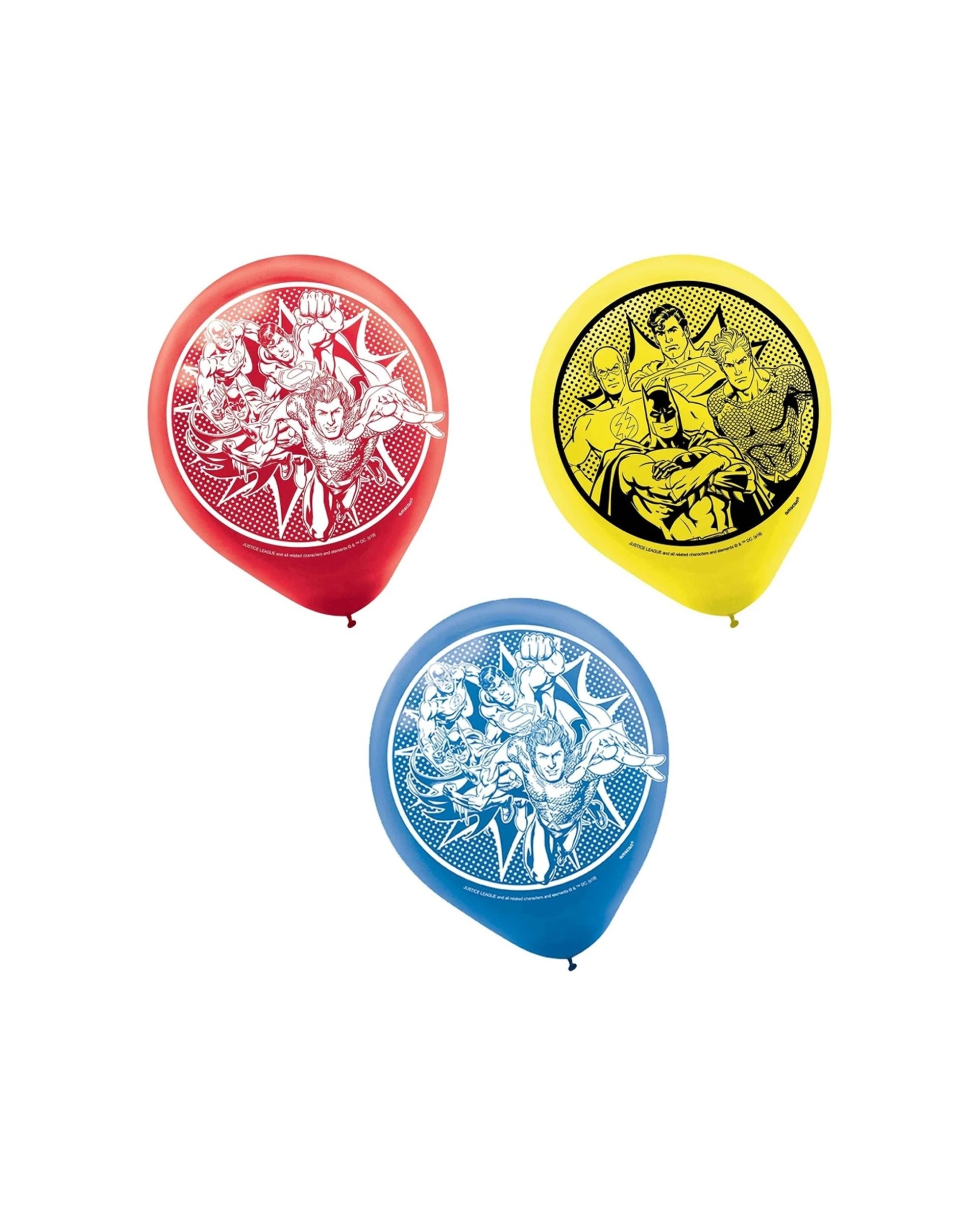 1 Anagram Justice League Heroes Unite Balloons Superhero Kids Party Decor - Multi, 1 of 1