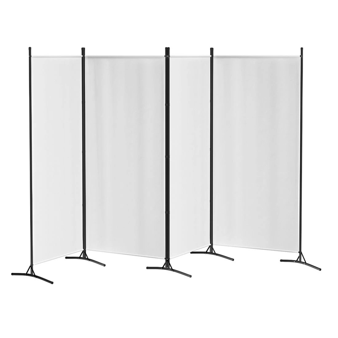 2 Artiss 4 Panel Room Divider Screen 345x180cm Fabric - White, 2 of 7