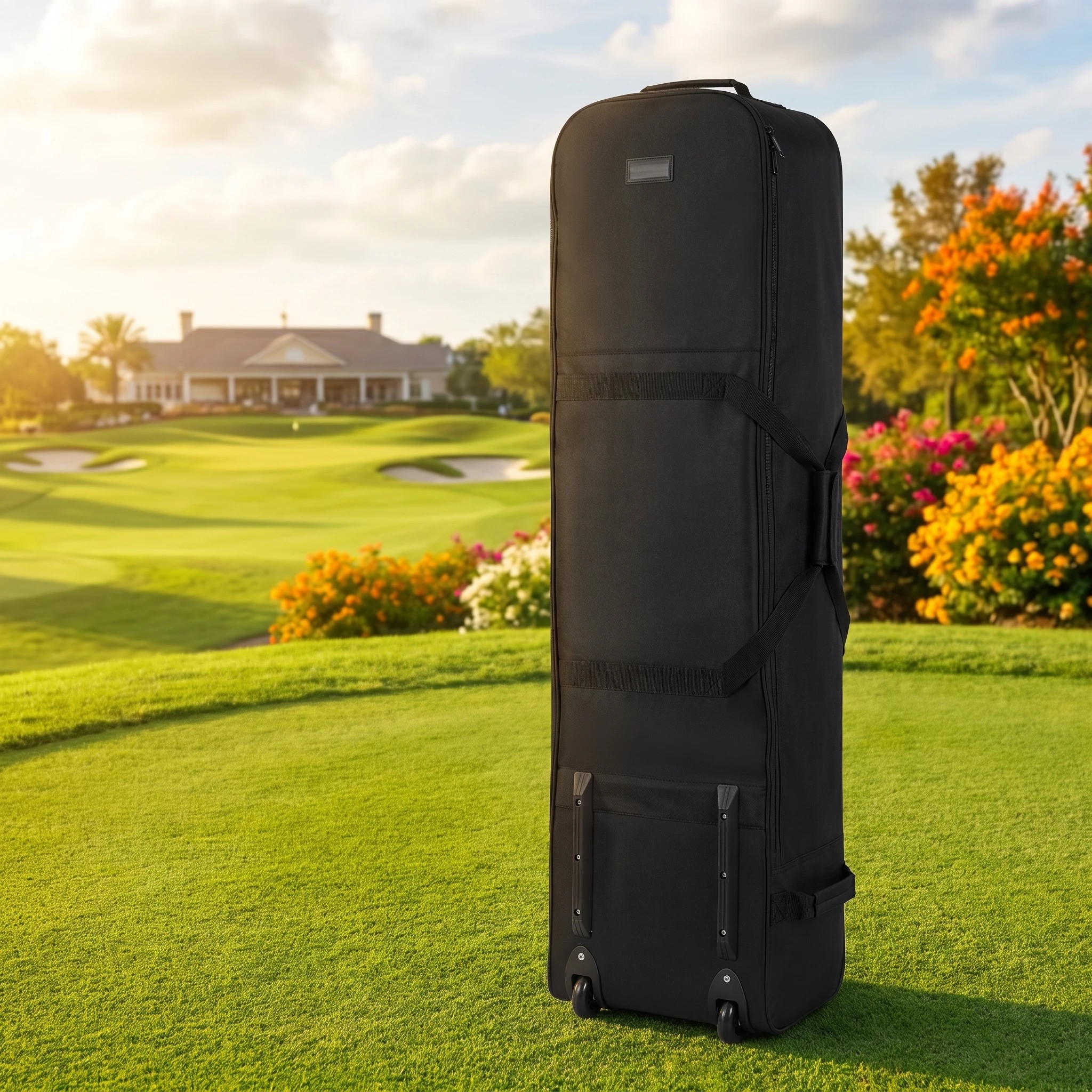 3 Costway Golf Travel Bag for Airlines Mobile Golf Aviation Bag Lightweight Golf Club Bag, 3 of 10