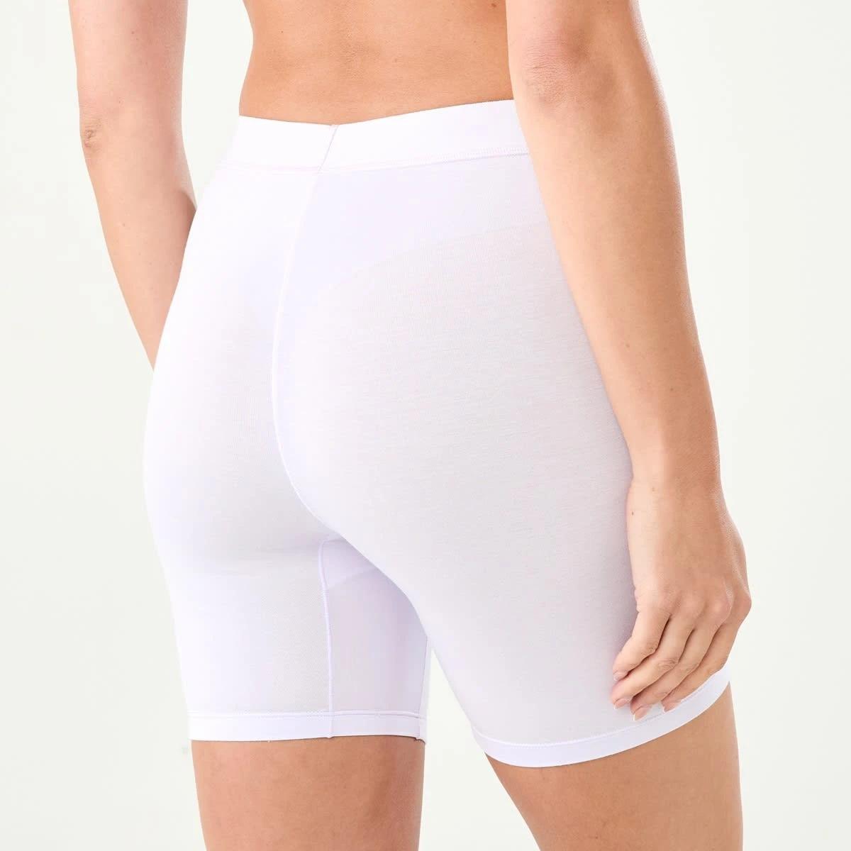 6 2 Pack Bamboo Longline Boyshorts LILY LAVENDER, SMOKEY GREEN, 6 of 7