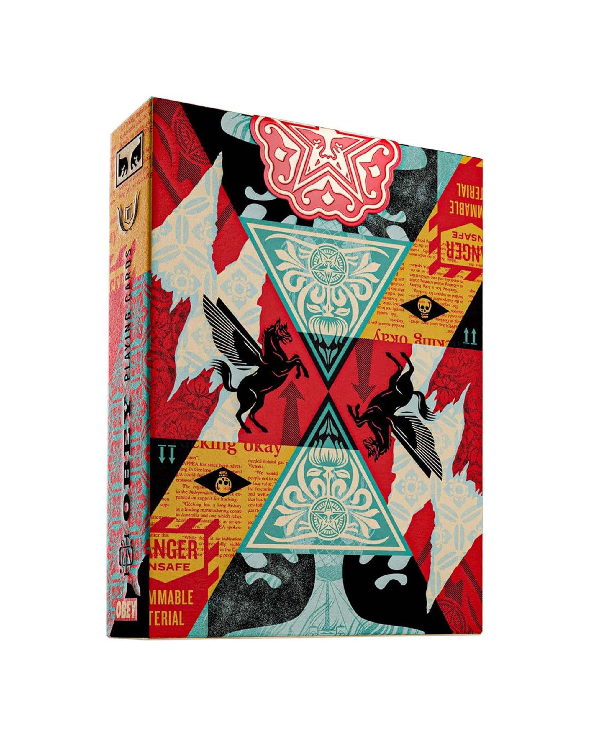 2 theory11 OBEY Collage Edition Playing Cards, 2 of 6