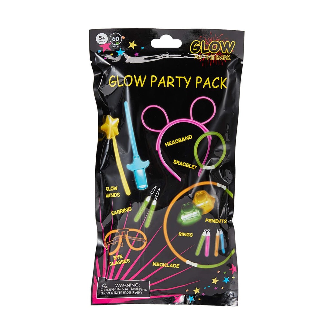 1 60 Piece Glow Party Pack, 1 of 10