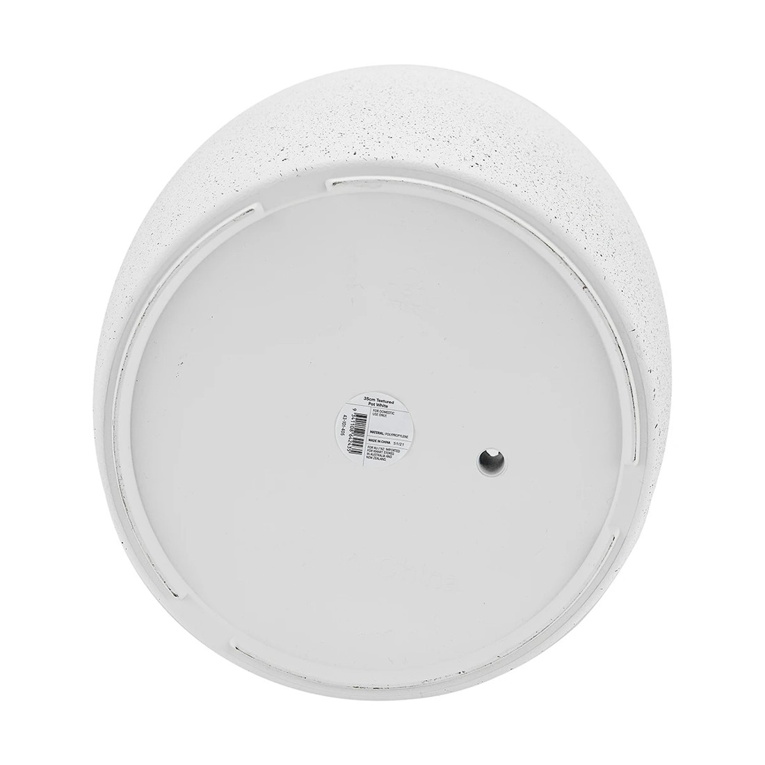 5 35cm Textured Pot - White, 5 of 5