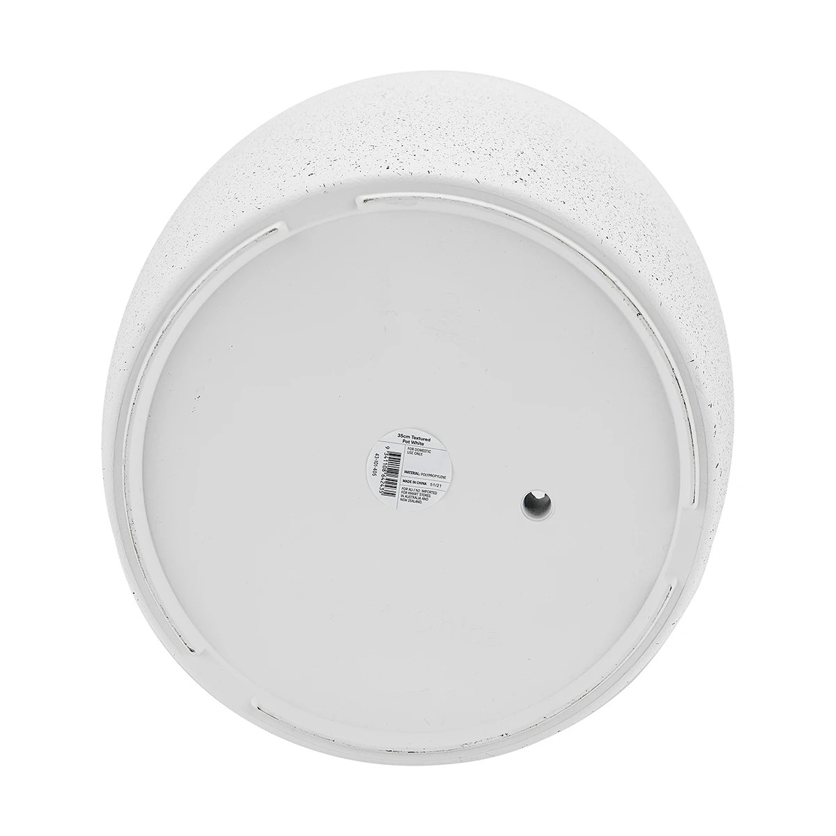 5 35cm Textured Pot - White, 5 of 5