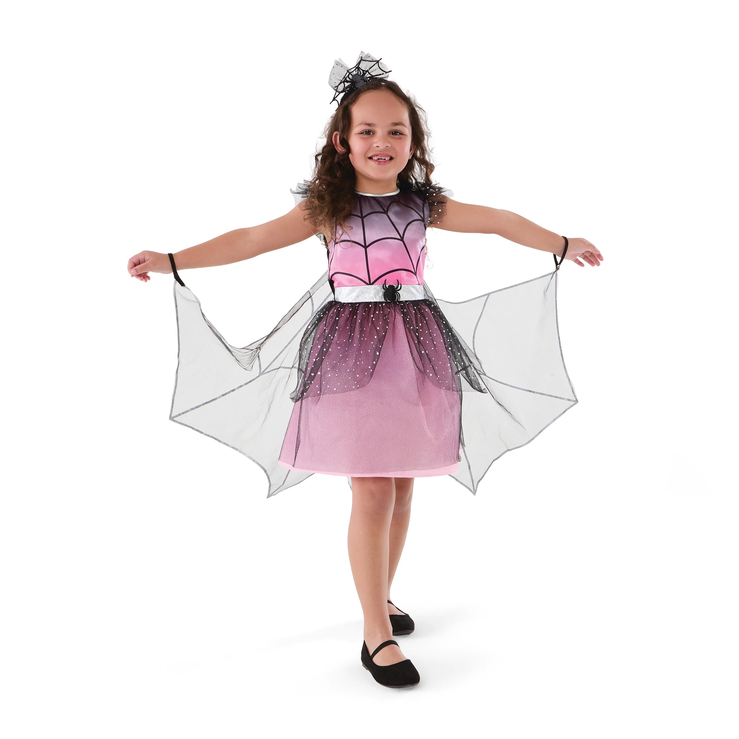 2 2 Piece Winged Spider Witch Costume - Ages 4-6, 2 of 10