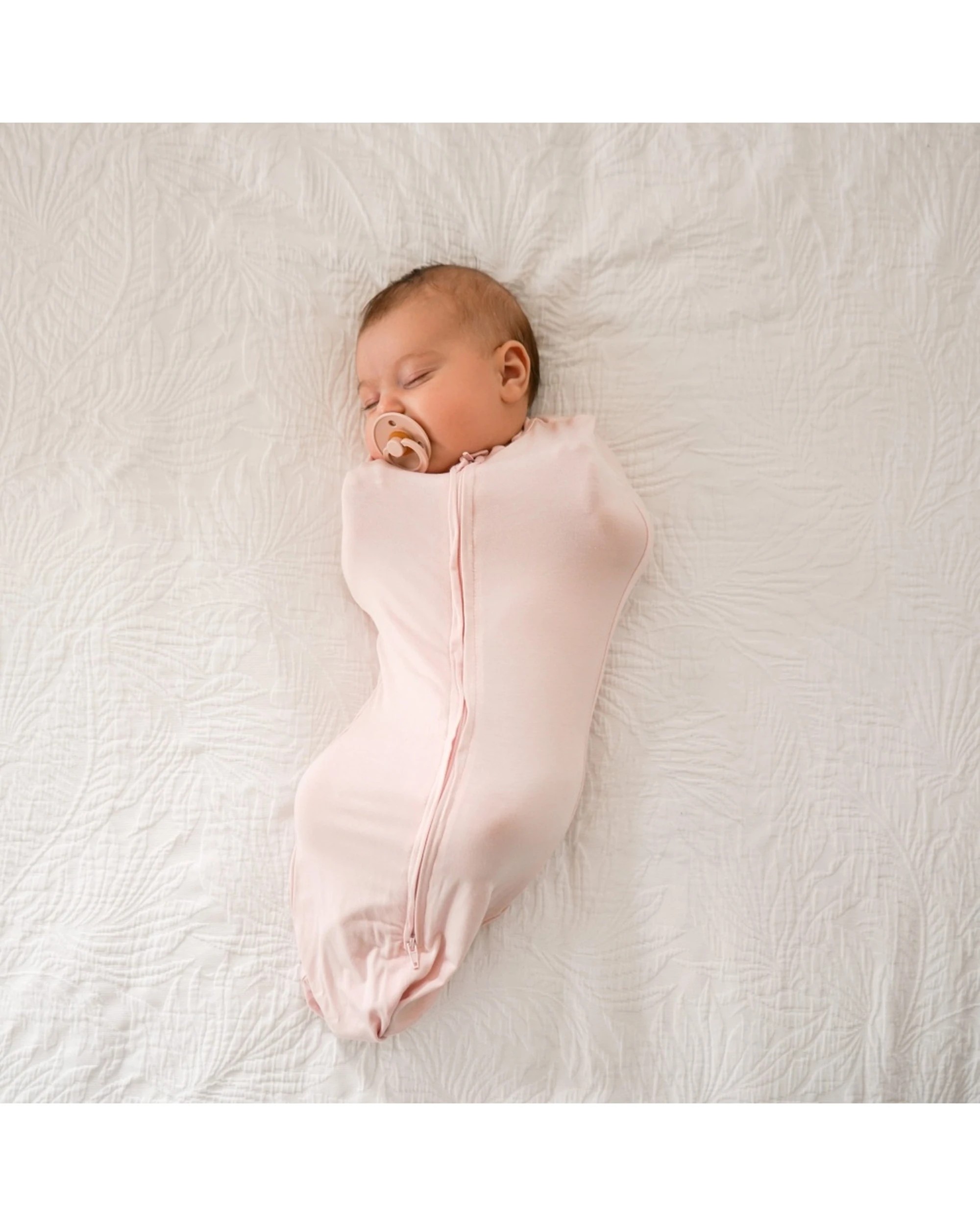 5 Baby Studio Swaddle Pouch Baby Infant Organic Cotton 1.0 Tog Small - Pink, 5 of 6