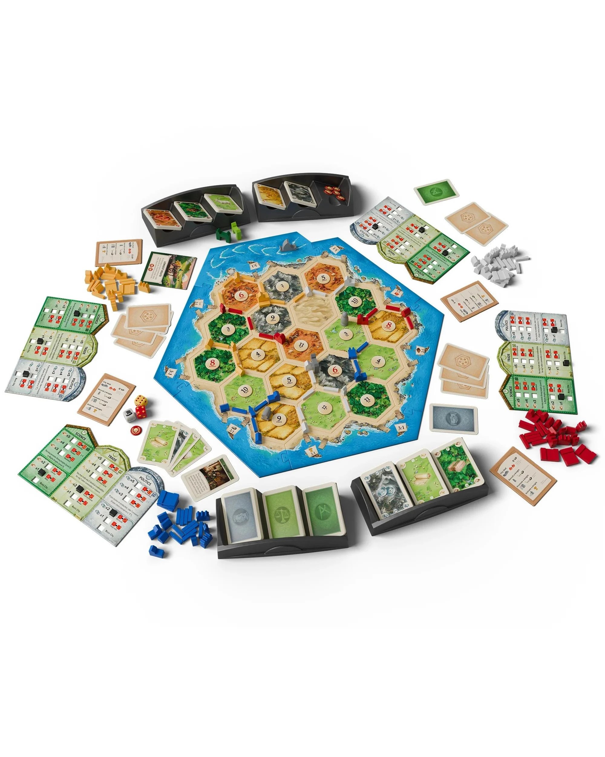 2 Catan 6th Edition: Cities and Knights Expansion Board Game, 2 of 3