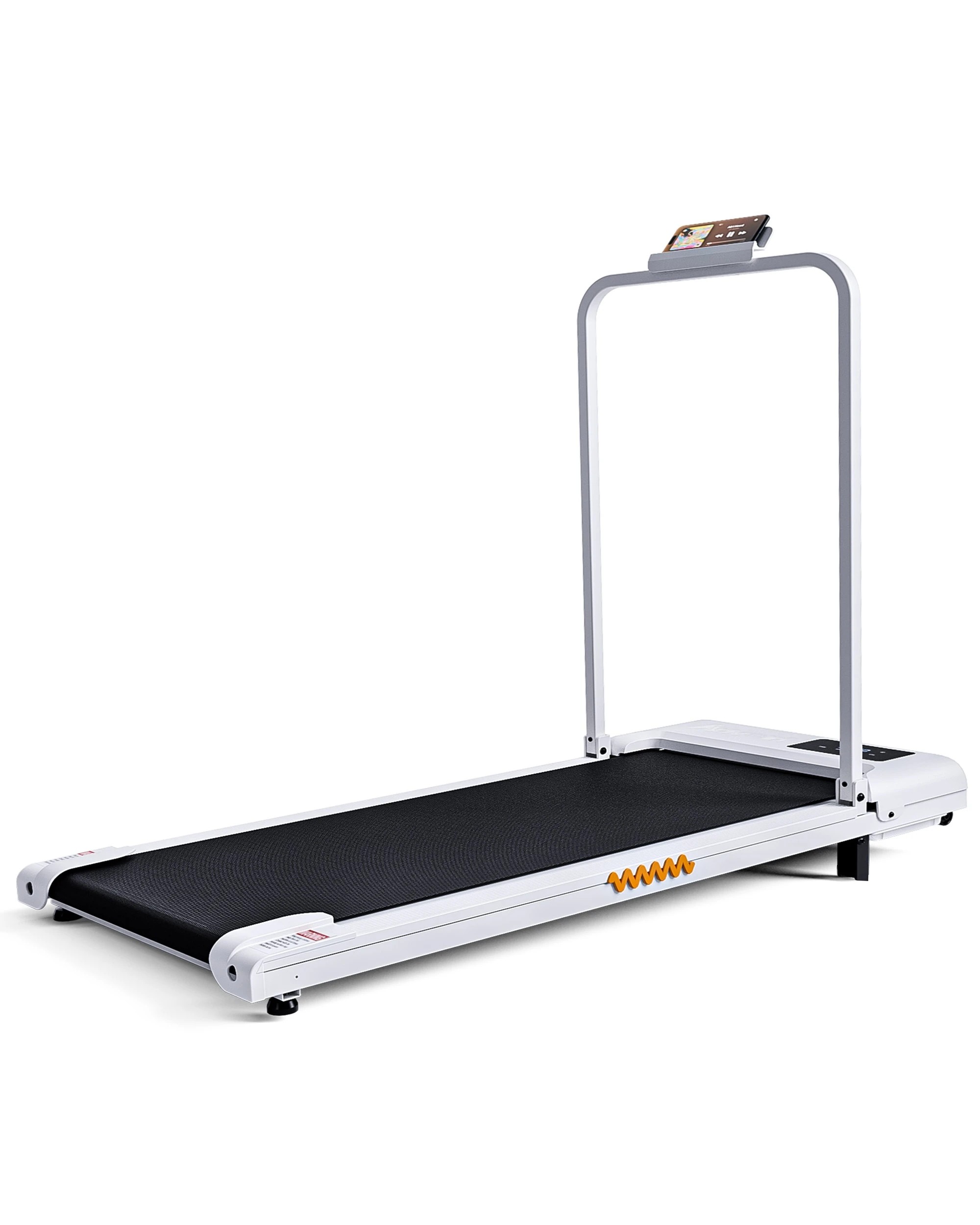 1 Advwin 5% Incline Walking Pad Electric Foldable Treadmill White - White, 1 of 5