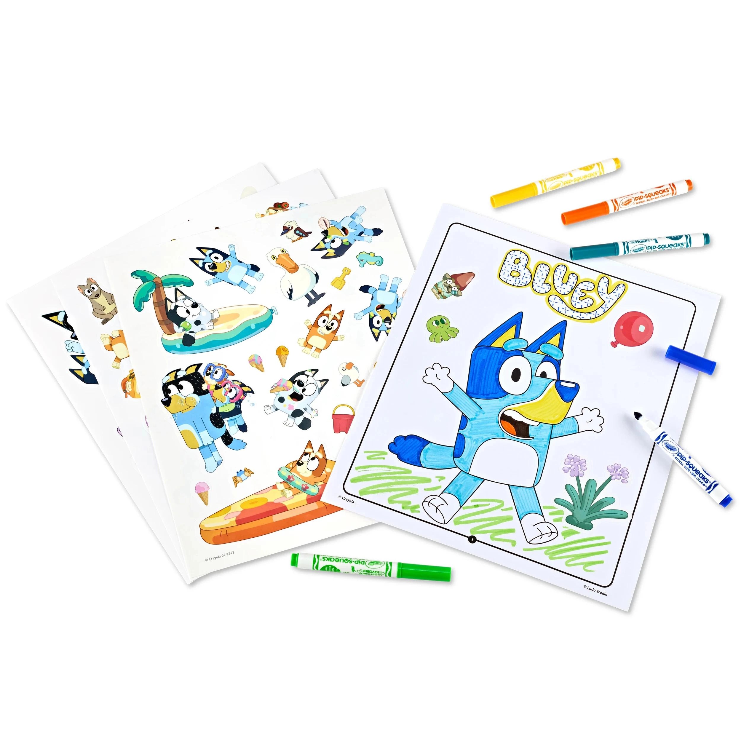 5 Crayola Bluey Color & Sticker Activity Set - Multi, 5 of 6