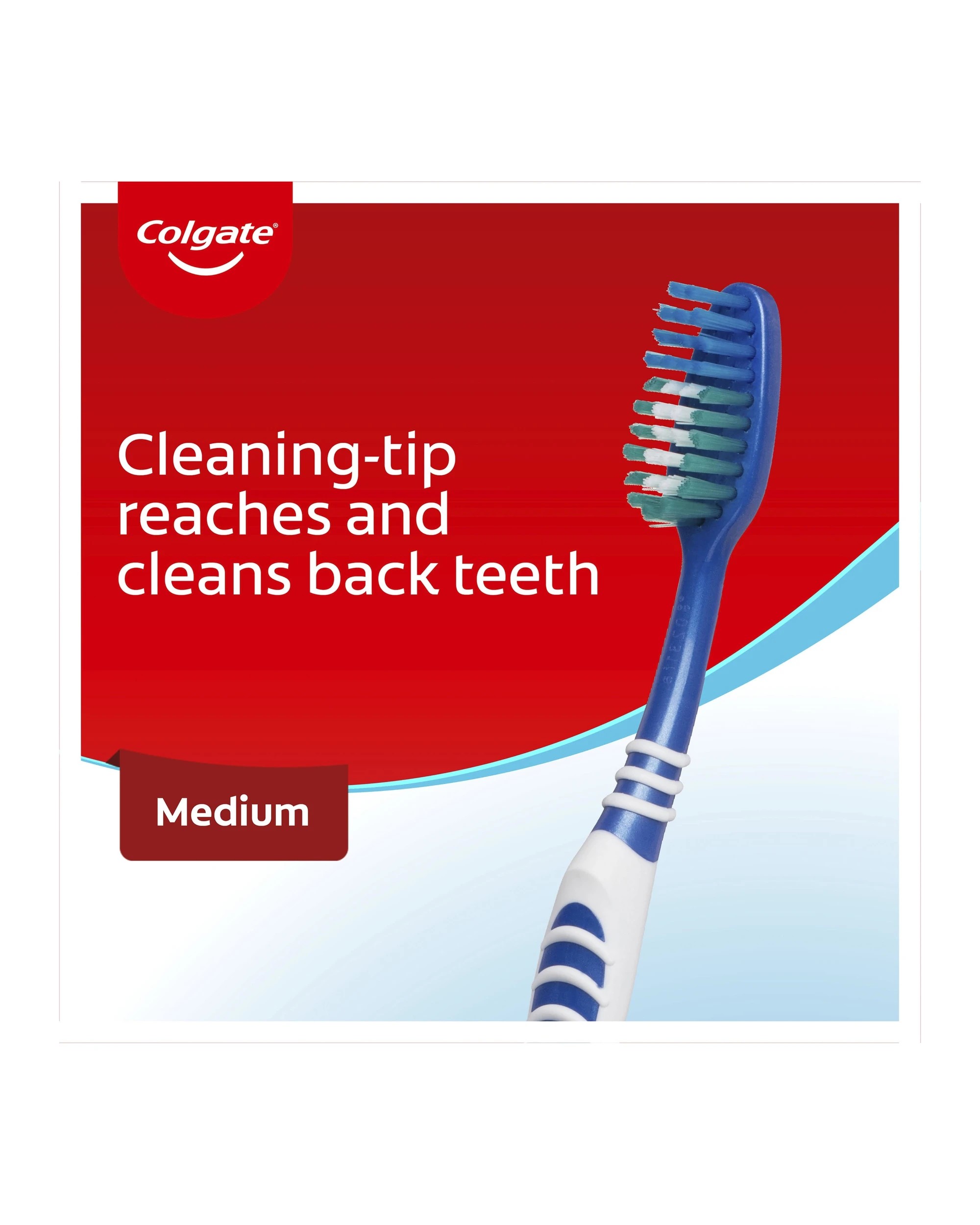 4 Colgate Extra Clean Medium Toothbrush -, 4 of 9