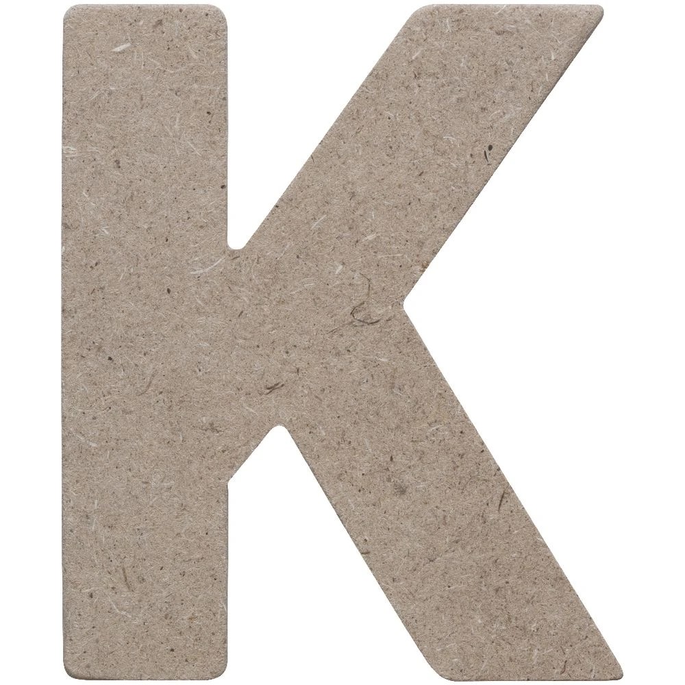 2 Born Wooden Alphabet Letter K 10cm, 2 of 3