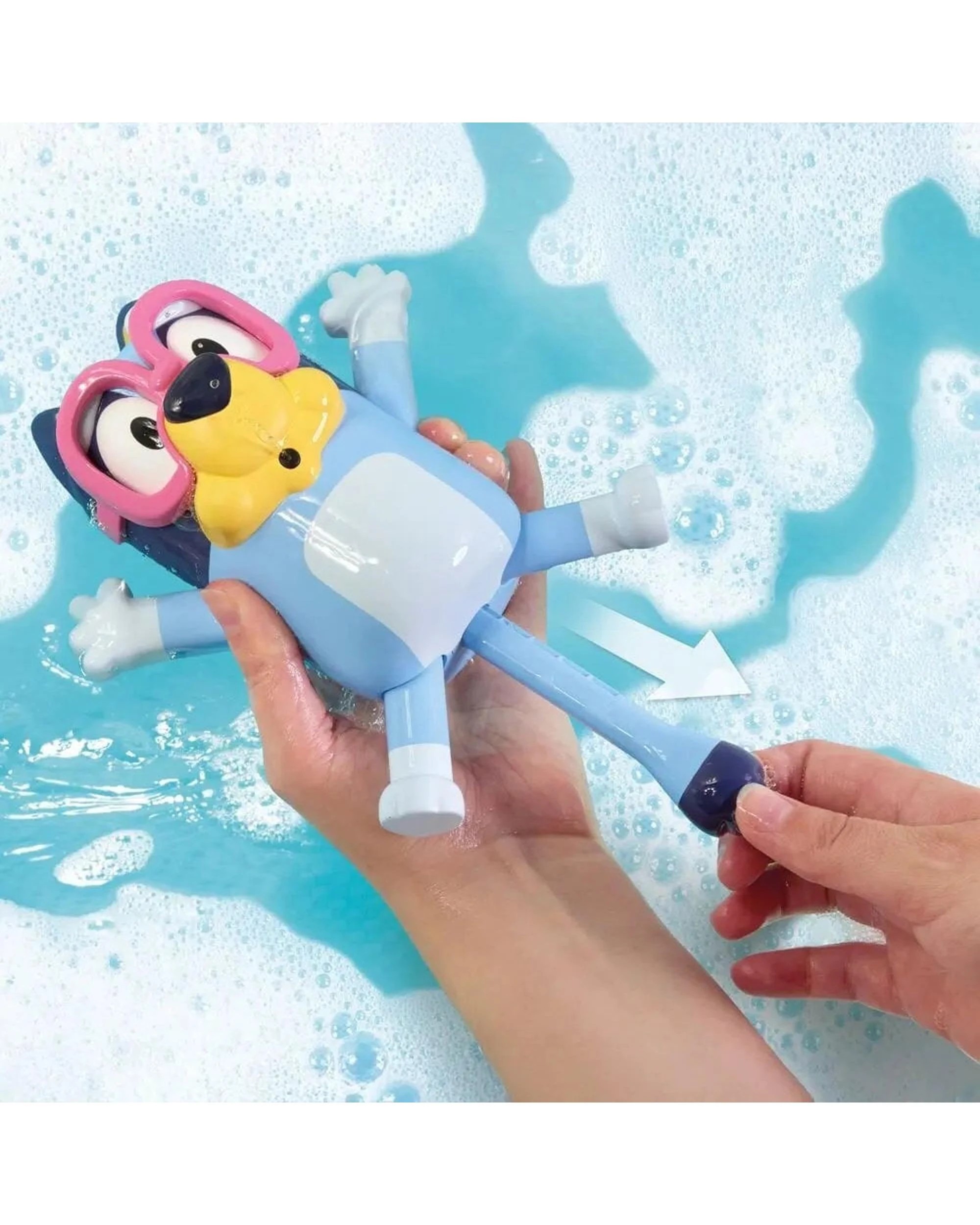 4 Tomy Toomies Bluey Swim School Bluey Bath Toy, 4 of 7