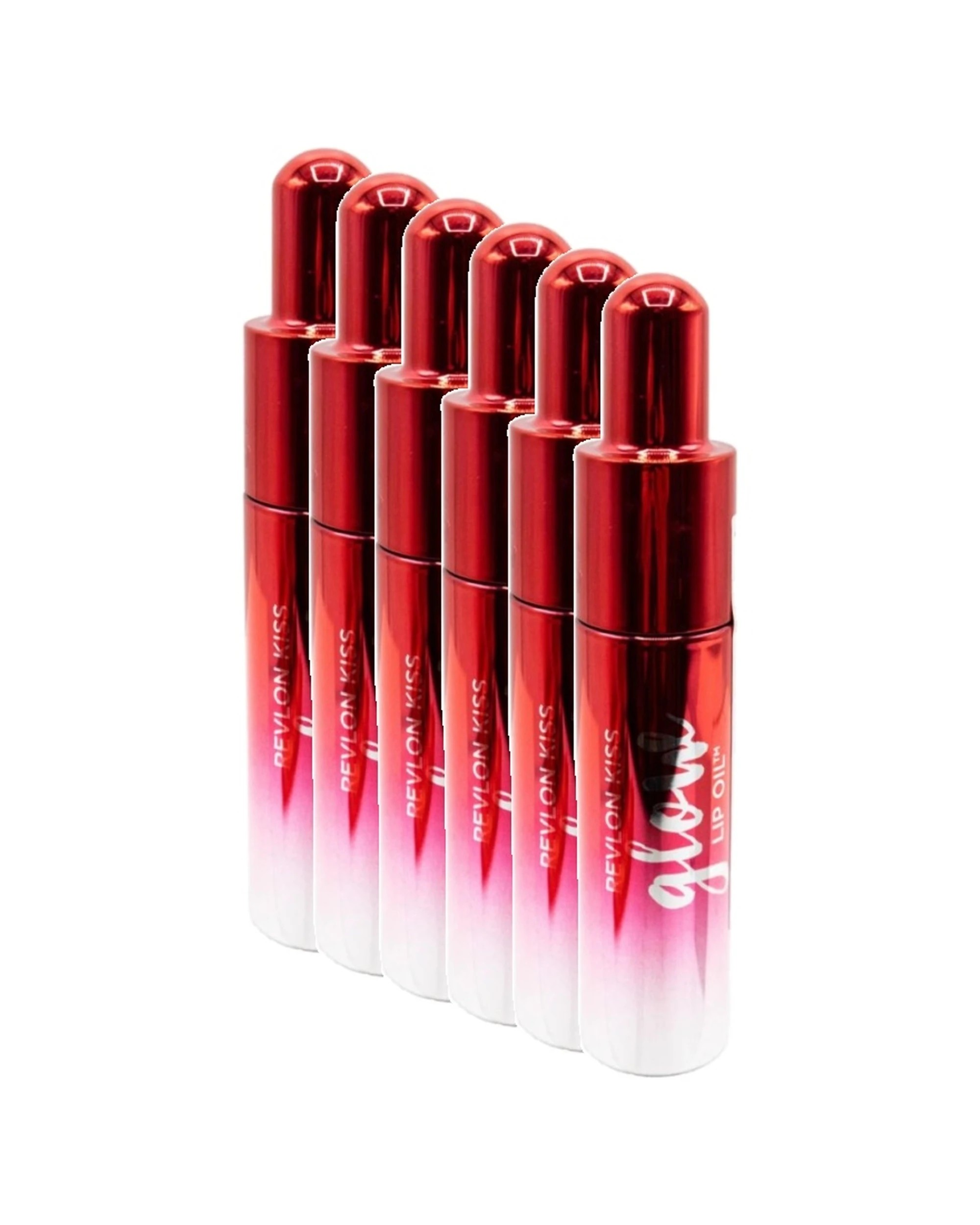 1 Revlon Kiss Glow Hydrating Lip Glossy Finish Oil 6PK 6ml Lip Oil Berry Brilliant - Multi, 1 of 3