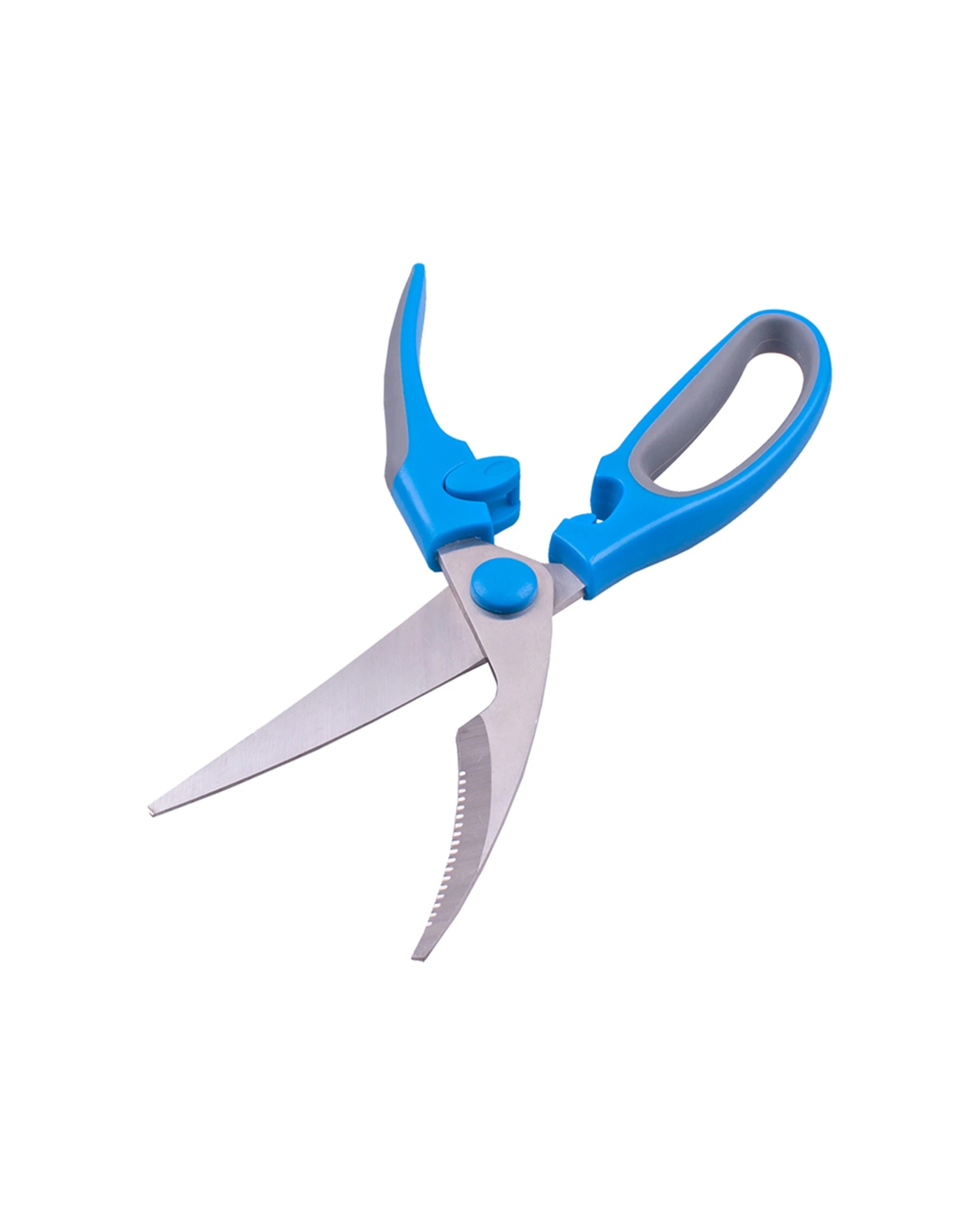 1 Appetito Stainless Steel Poultry Shears Home Kitchen Cooking - Blue, 1 of 2