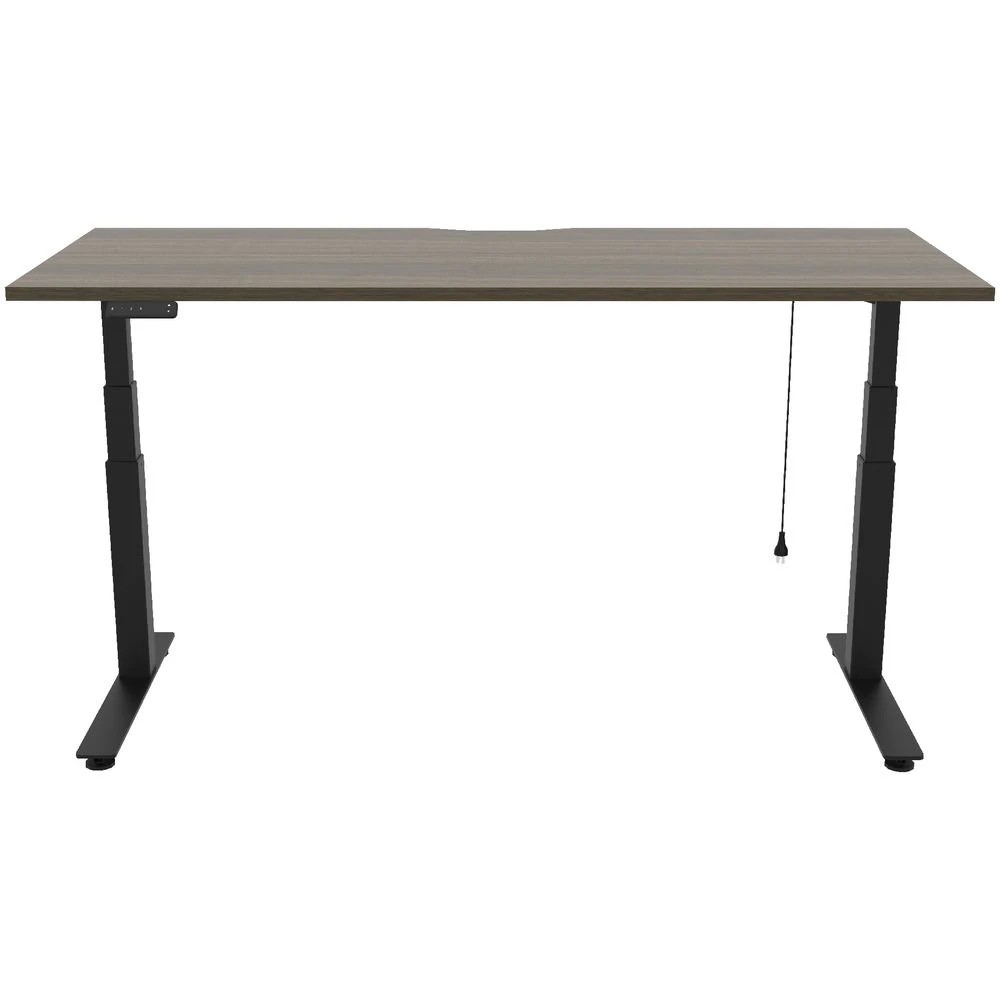 2 Stilford S2 Electric Sit Stand Desk 1800mm Black/Walnut Desks, Tables and Workstations, 2 of 5