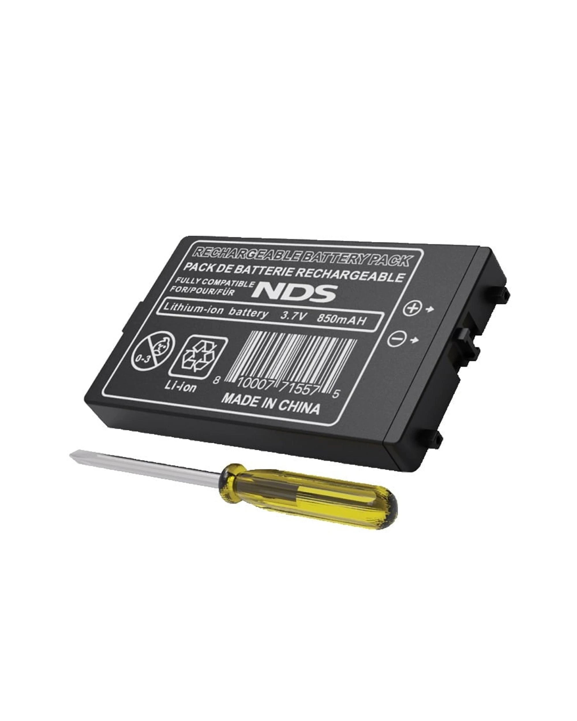 2 Tomee Rechargeable Battery Pack for Nintendo DS, 2 of 3