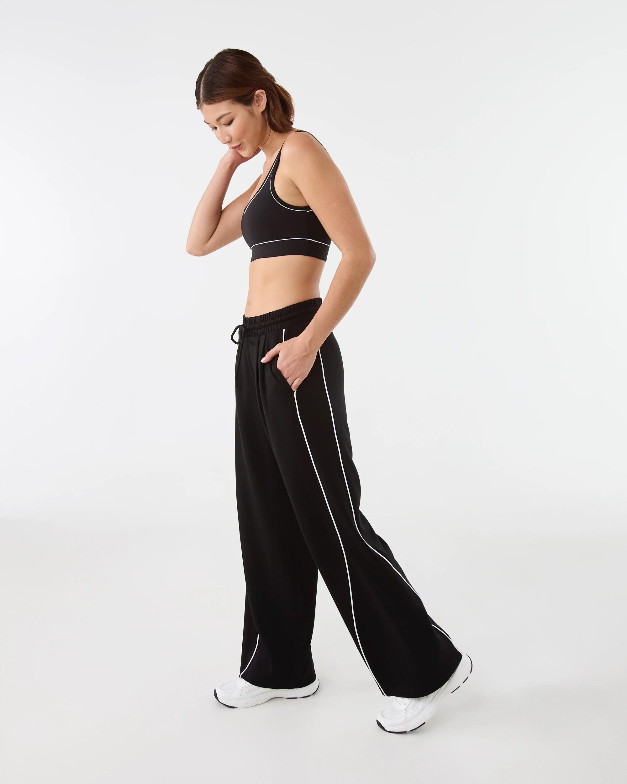 3 Side Pipe Pants Black, 3 of 7