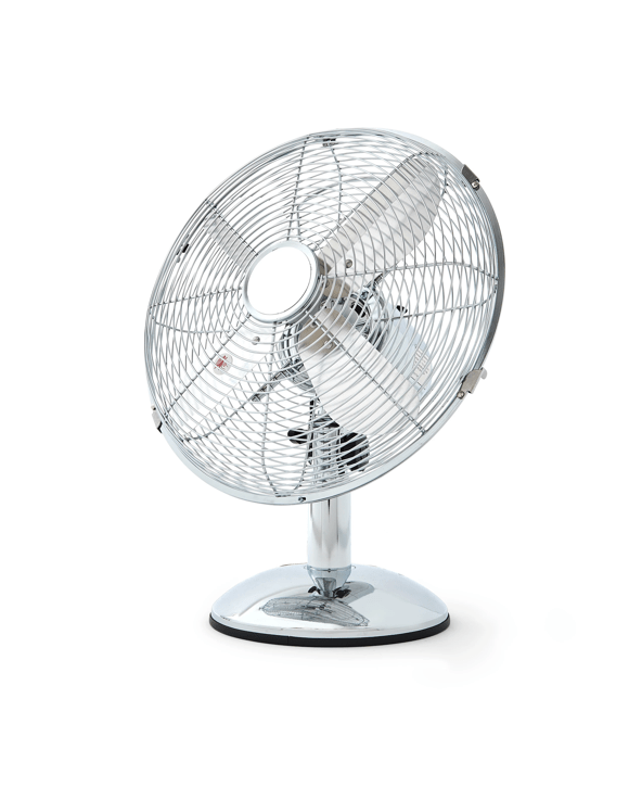 30cm Chrome Bench Fan