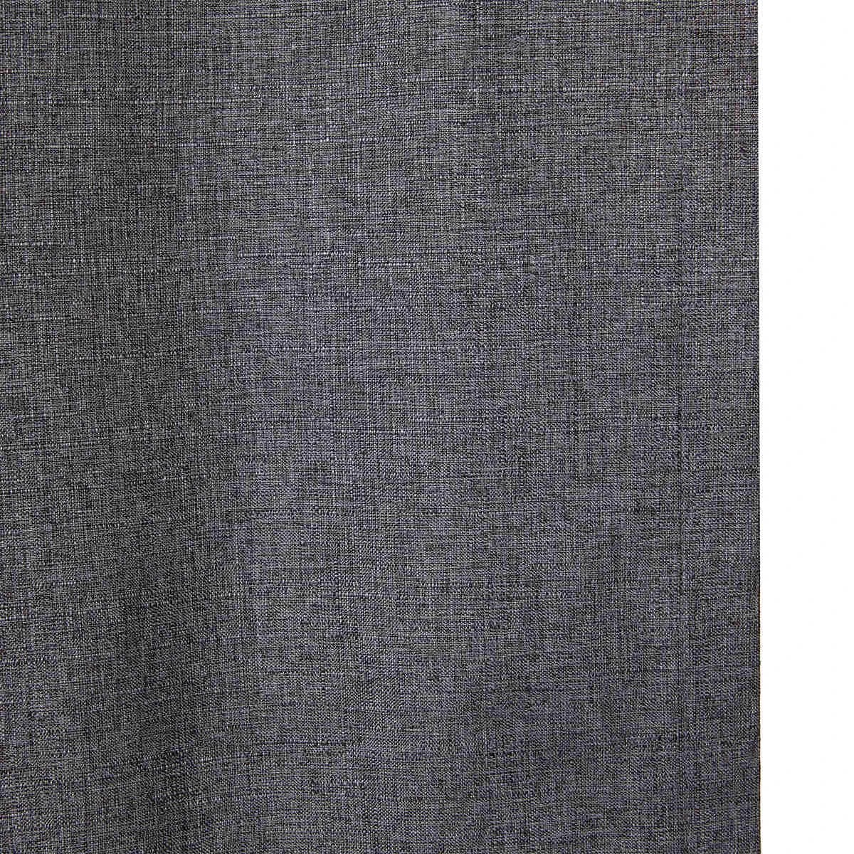 6 Monaco Double Width Eyelet Block Out Curtain - Pepper, 6 of 8