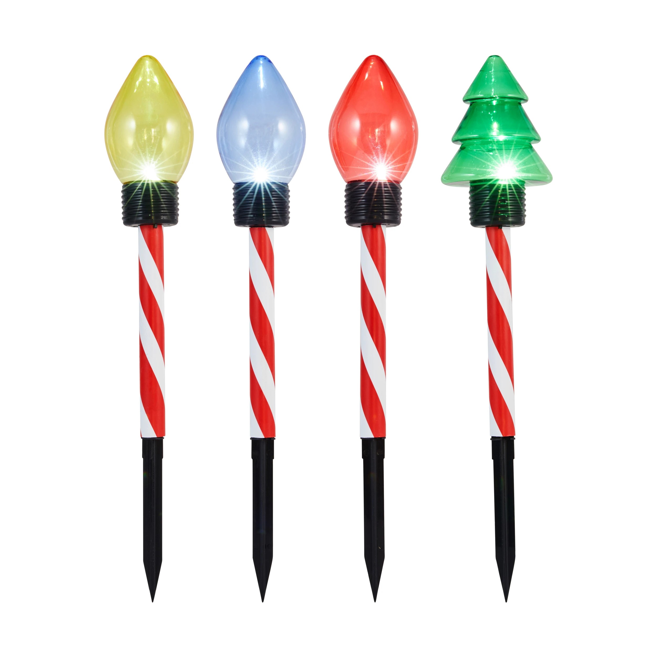 2 Solar Powered LED Light Up Garden Stake - Assorted, 2 of 6