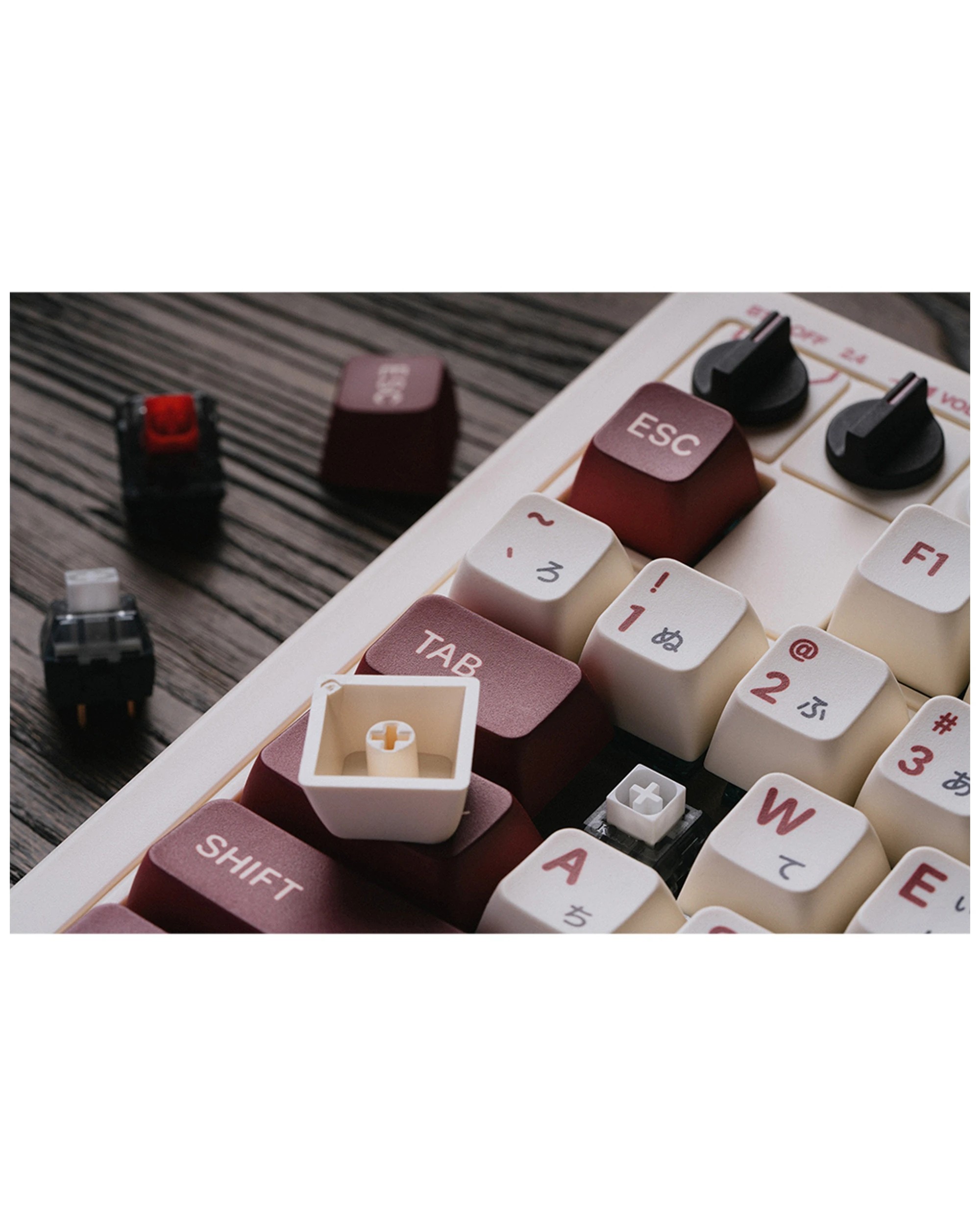 6 8bitdo Retro 87-key Mechanical Gaming Keyboard For Android Windows Fami Edition - White, 6 of 10