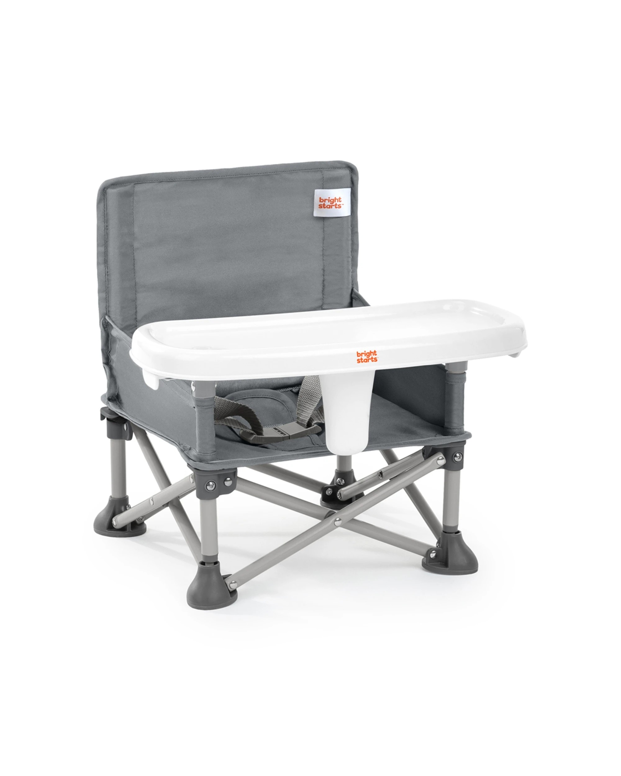 1 Bright Starts Pop N Sit Baby Portable Booster Seat 6 Months Plus - Grey, 1 of 6