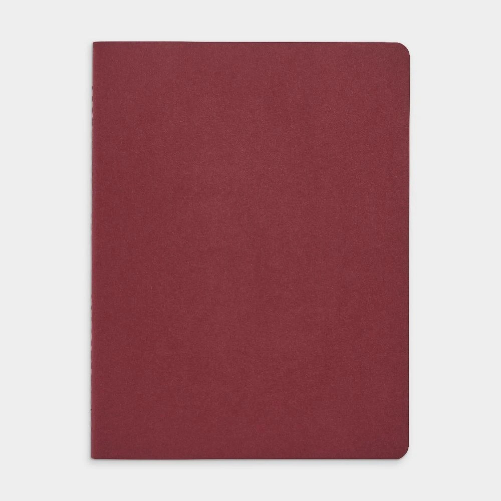 2 Moleskine Cahier Extra Large Notebook Plain 3 Pack Red, 2 of 4