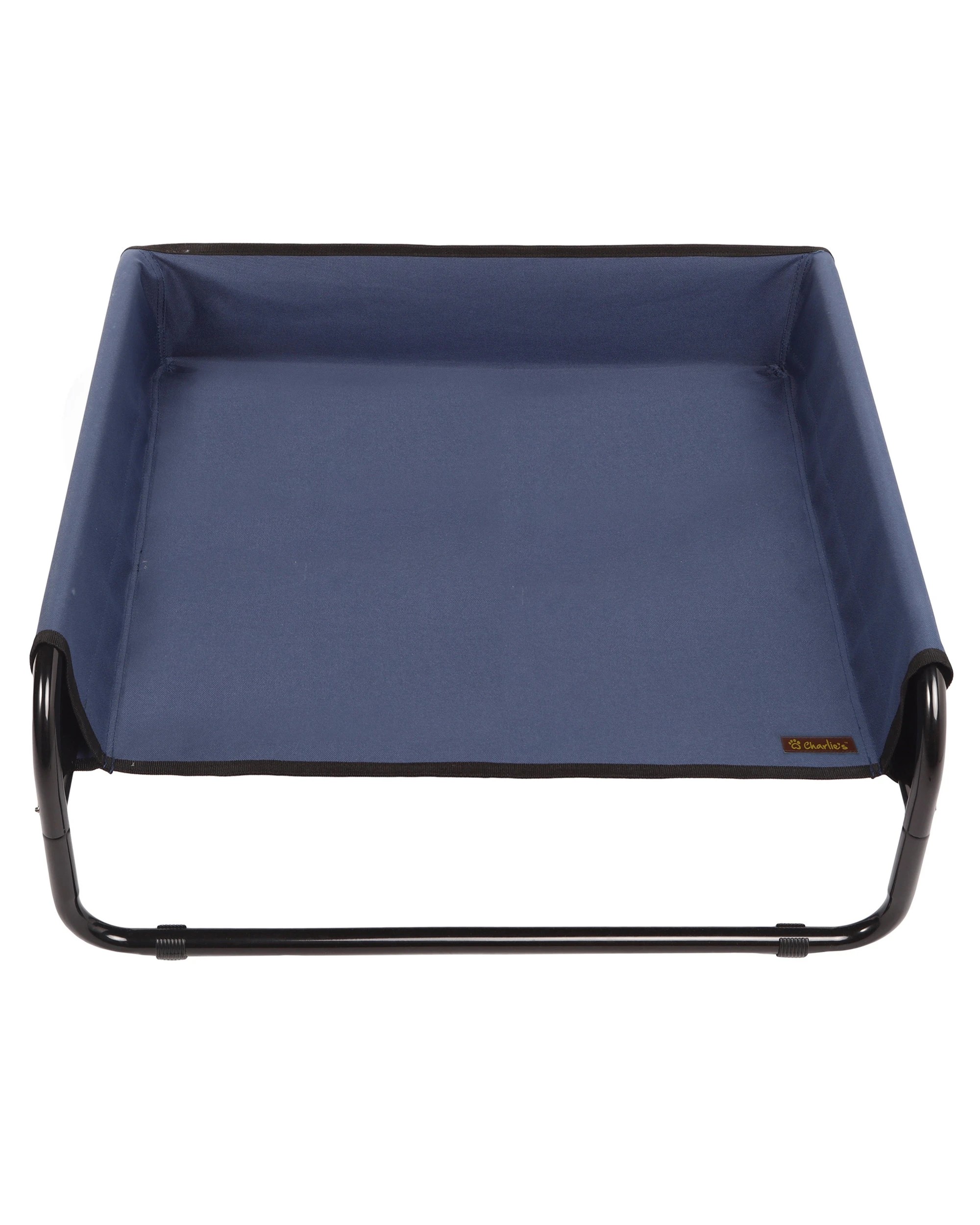 4 Charlie's High Walled Outdoor Trampoline Dog Bed Large - Blue, 4 of 6