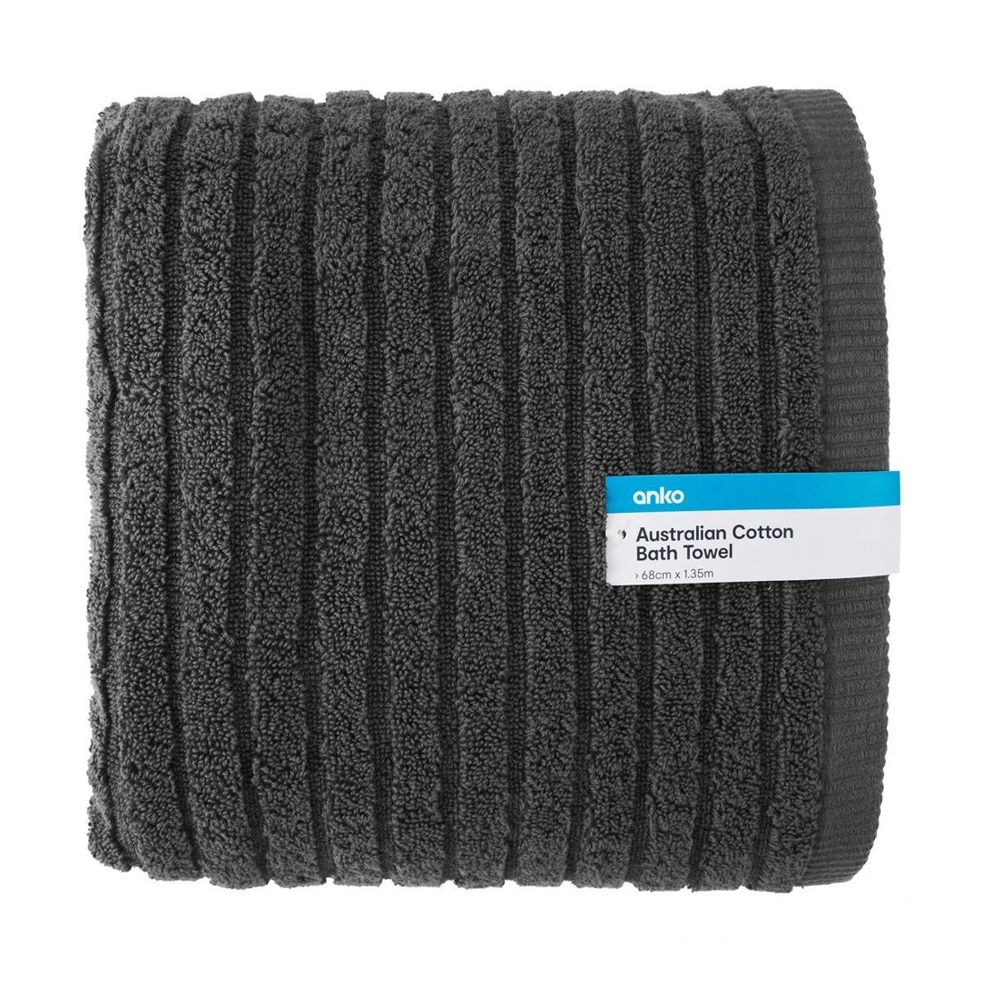 5 Australian Cotton Bath Towel - Grey, 5 of 5