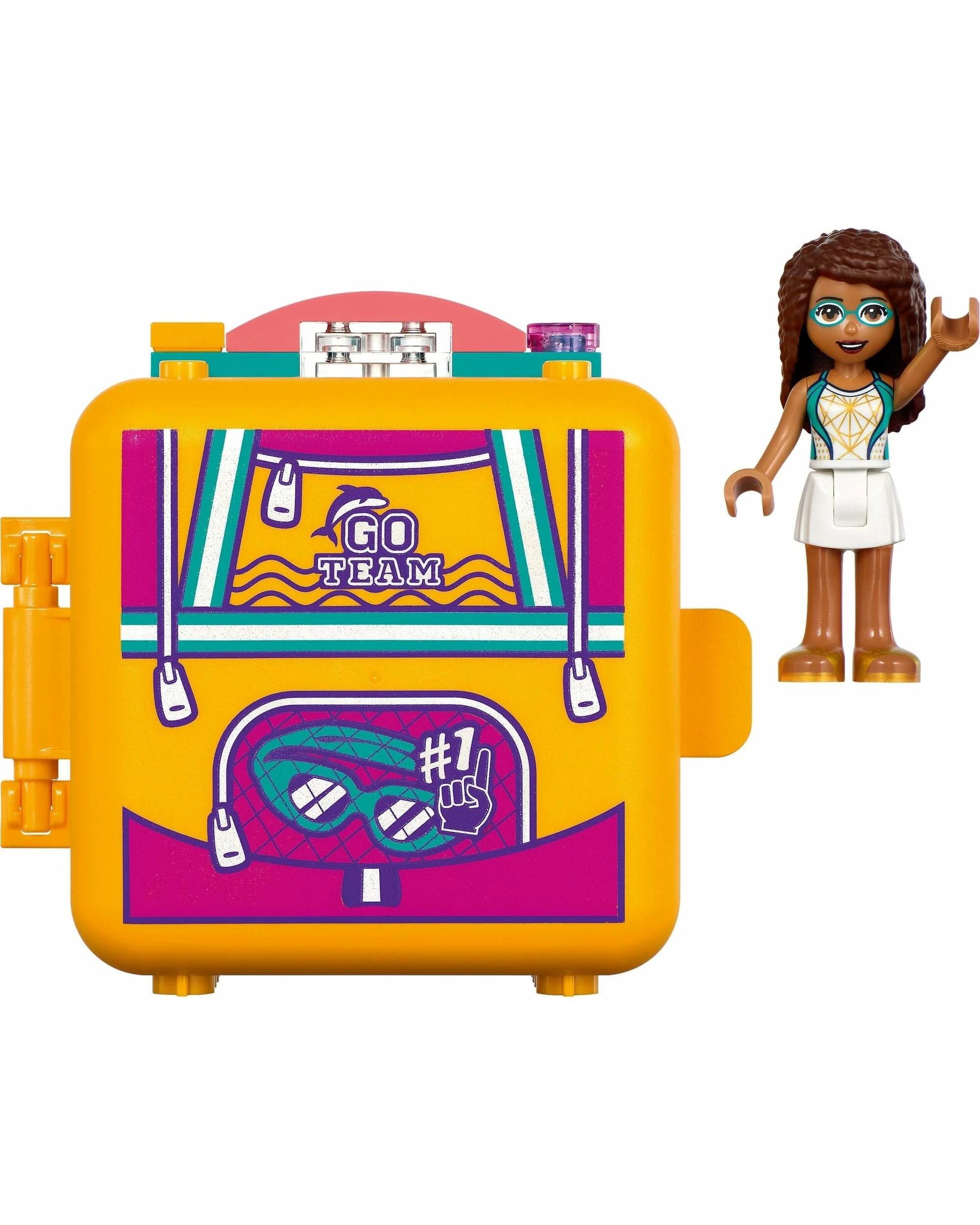 2 LEGO 41671 Andrea's Swimming Cube Playset - Portable Pool Fun, 2 of 5