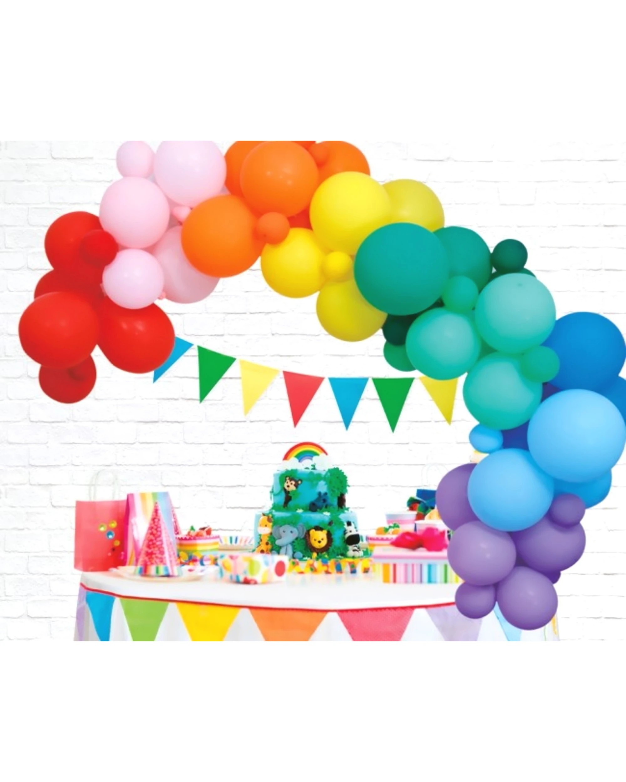 2 Partyrama Rainbow 4m Balloon Arch Kit - Rainbow, 2 of 3