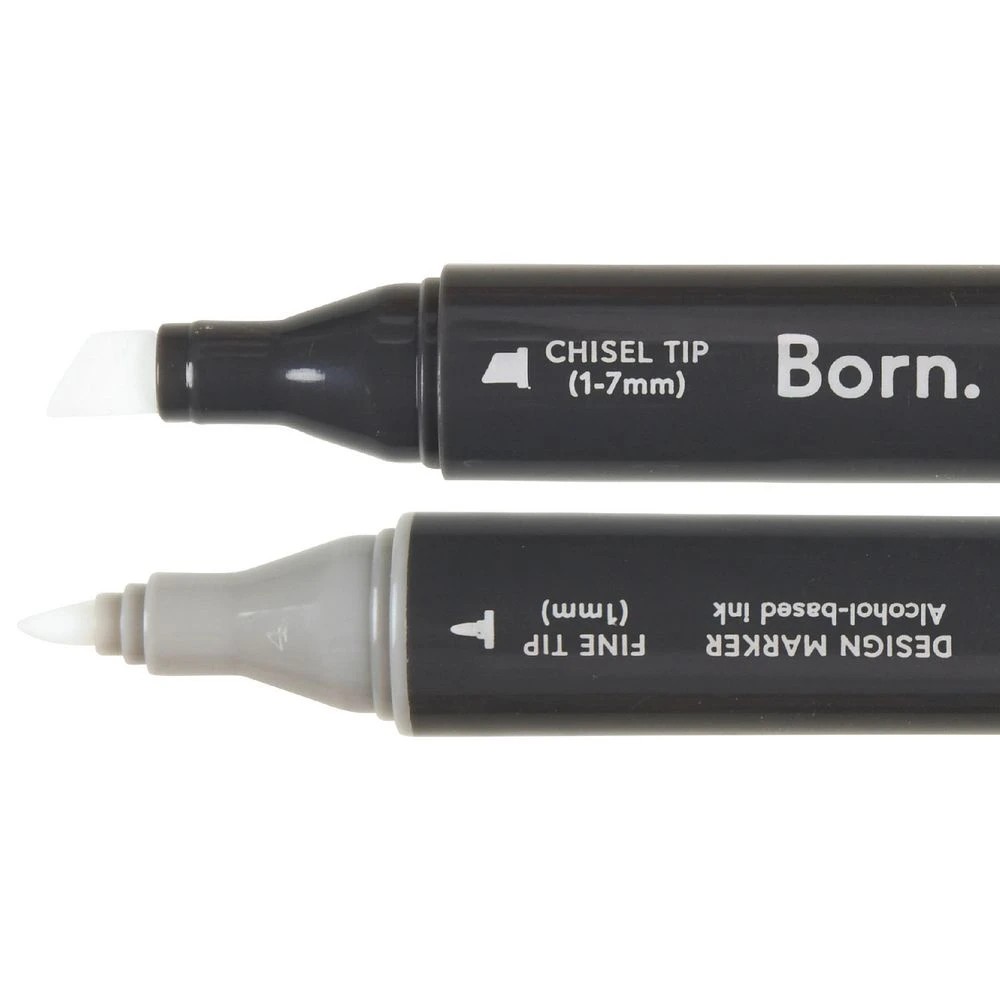 2 Born Dual-Tip Artist Marker Blender 0, 2 of 4