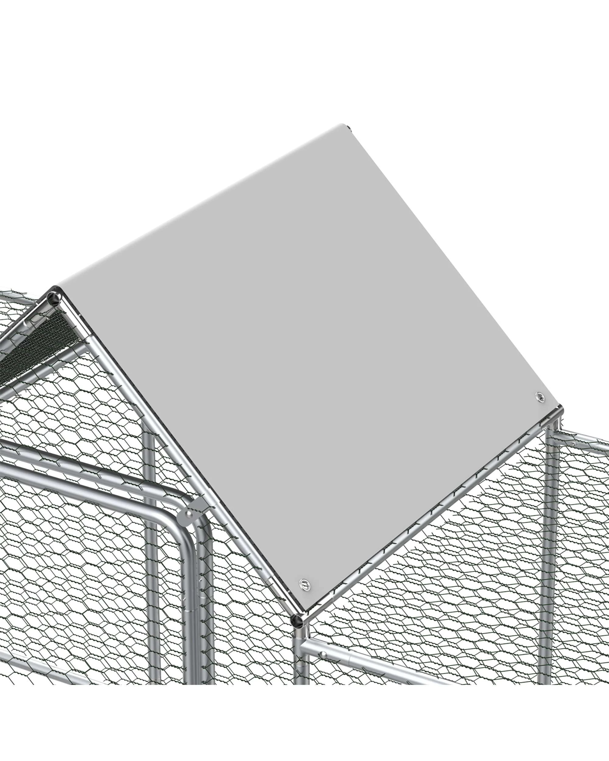 5 Advwin Large Walk-in Chicken Coop Cage Rabbit Hutch, 5 of 8