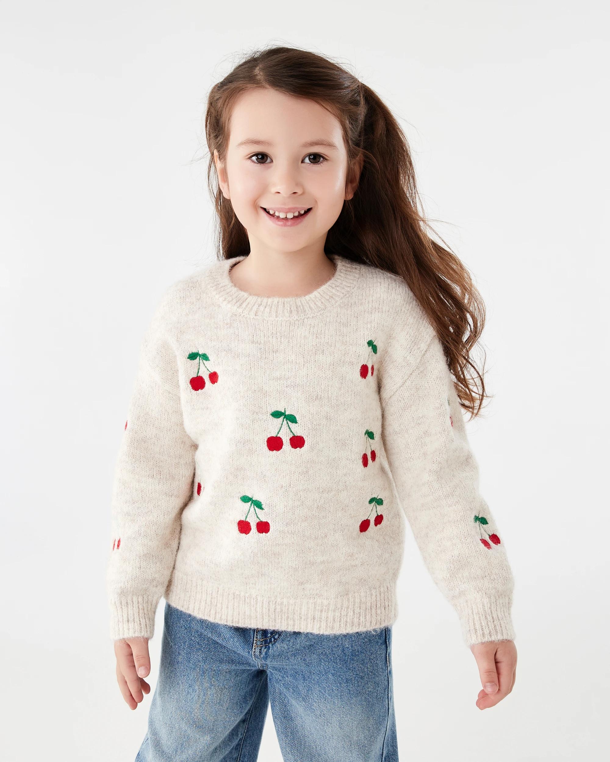 1 Embellished Jumper Bge Cherry, 1 of 8