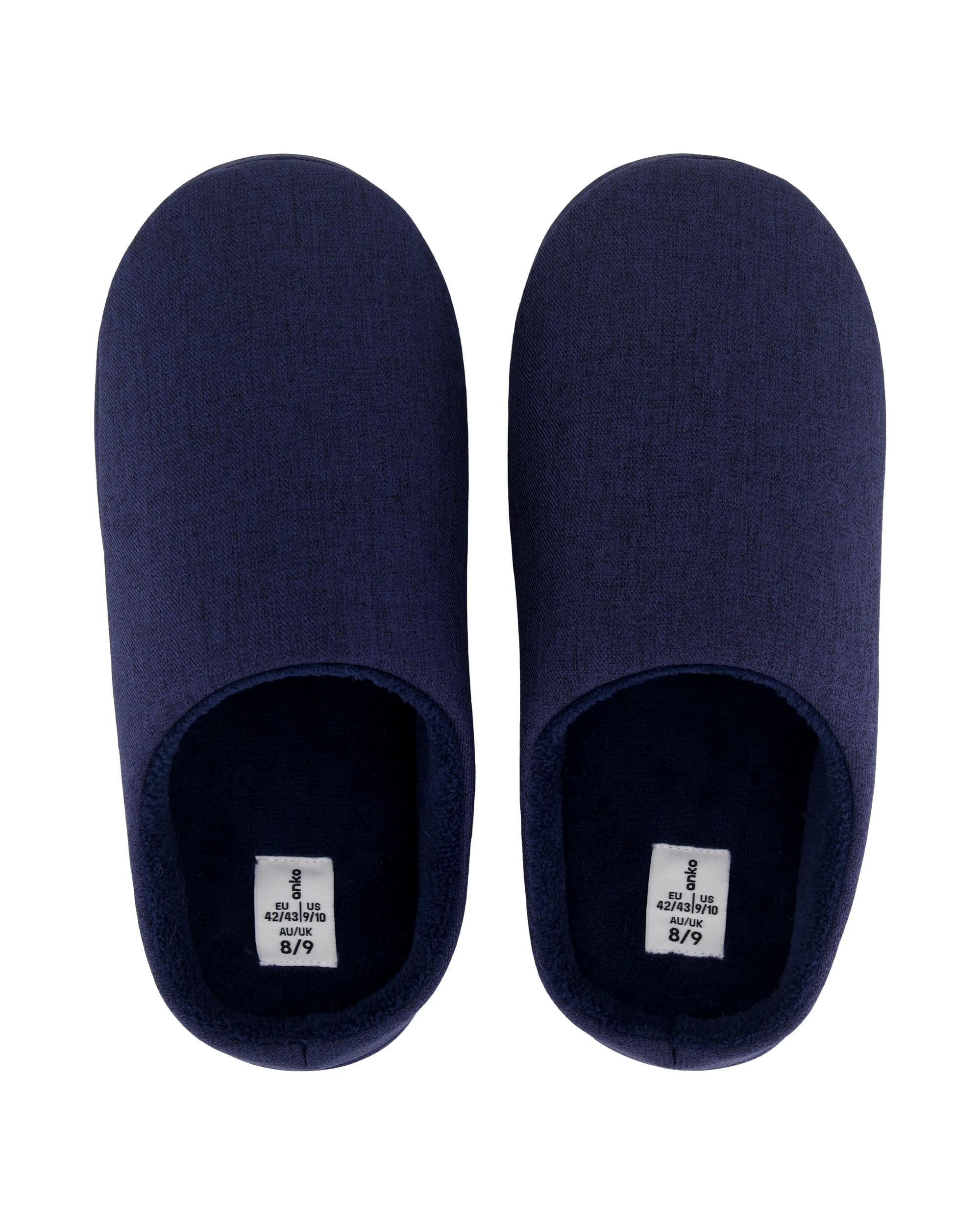 2 Slipper Scuffs BLUE NAVY, 2 of 3