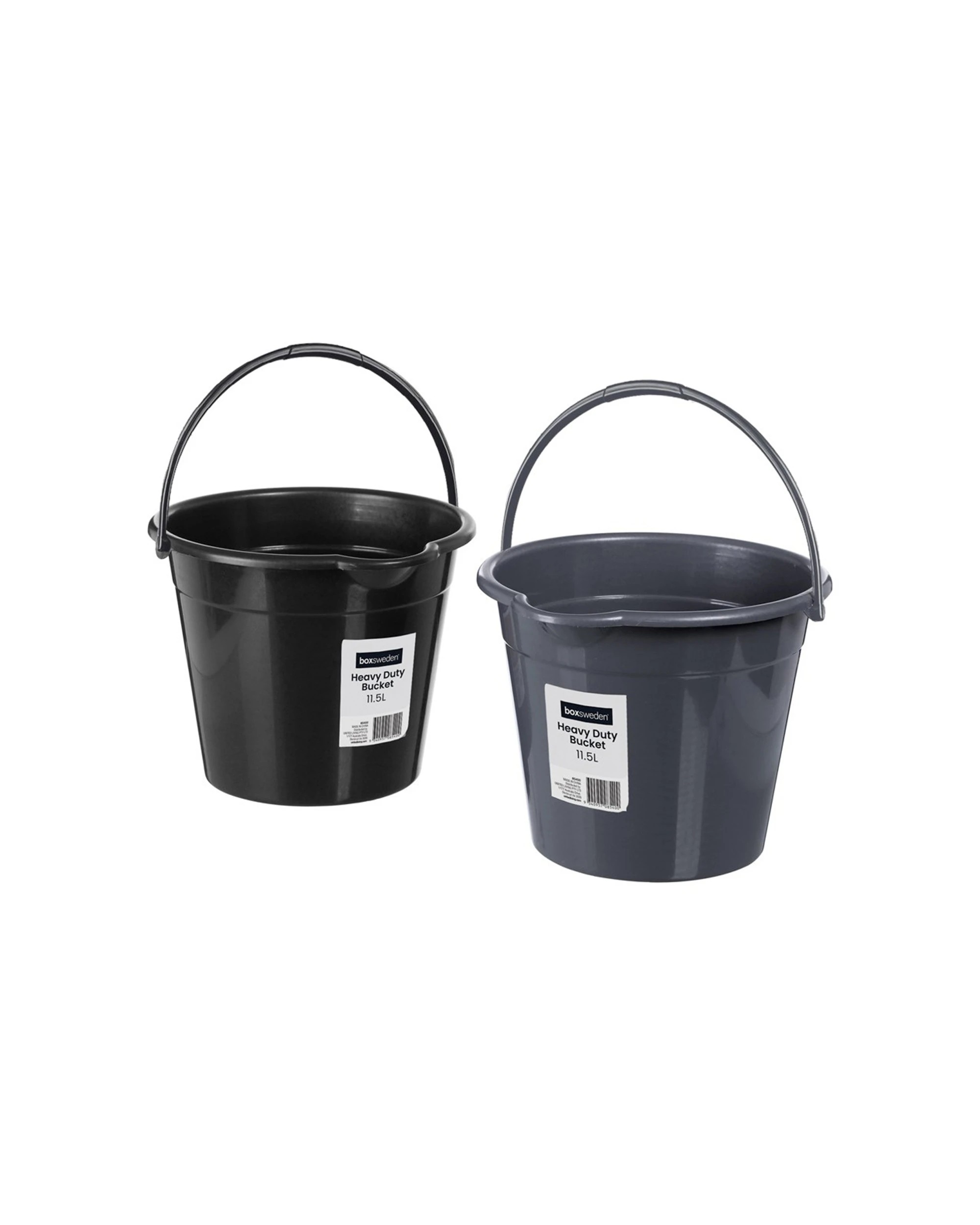 4 Boxsweden Heavy Duty Bucket With Spout Durable For Cleaning 11.5L - Multi, 4 of 4