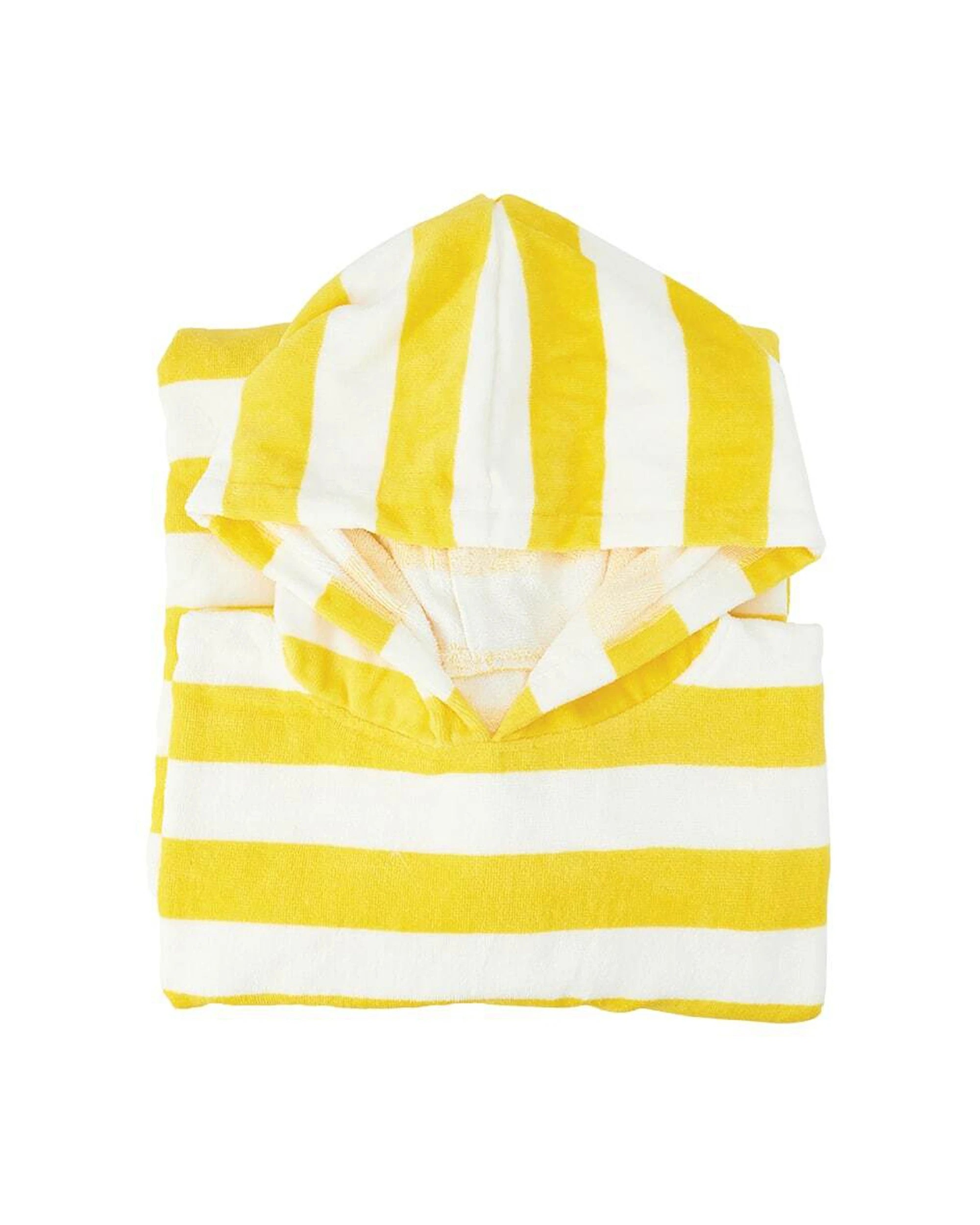 1 Annabel Trends Beach Poncho 100x82cm Cover Up Absorbent Towel Stripe
 - Yellow, 1 of 5