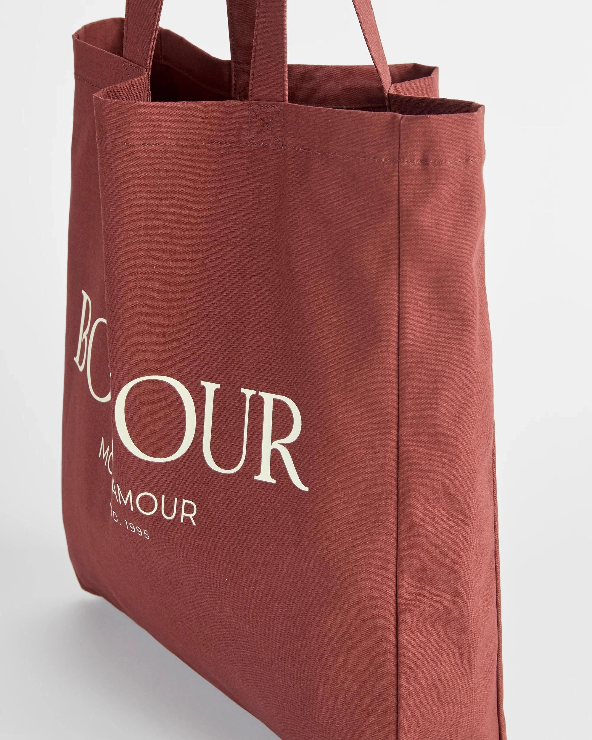 2 Target Canvas Shopper Tote Bag BROWN BONJOUR, 2 of 2