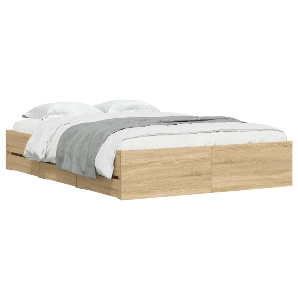 2 Vidaxl Bed - Brown, 2 of 9